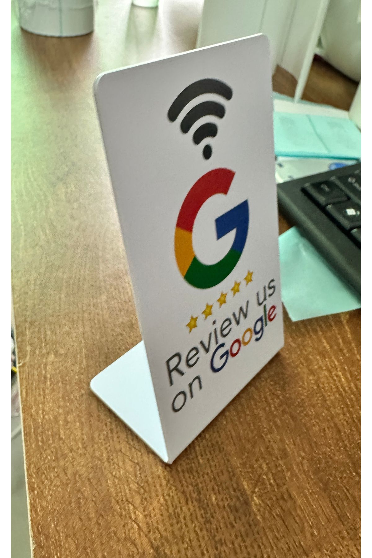 Guang Hongrun-13.56Mhz Programmable Google Review Card NFC Station Table NFC Google Reviews On Display Bending ... 5