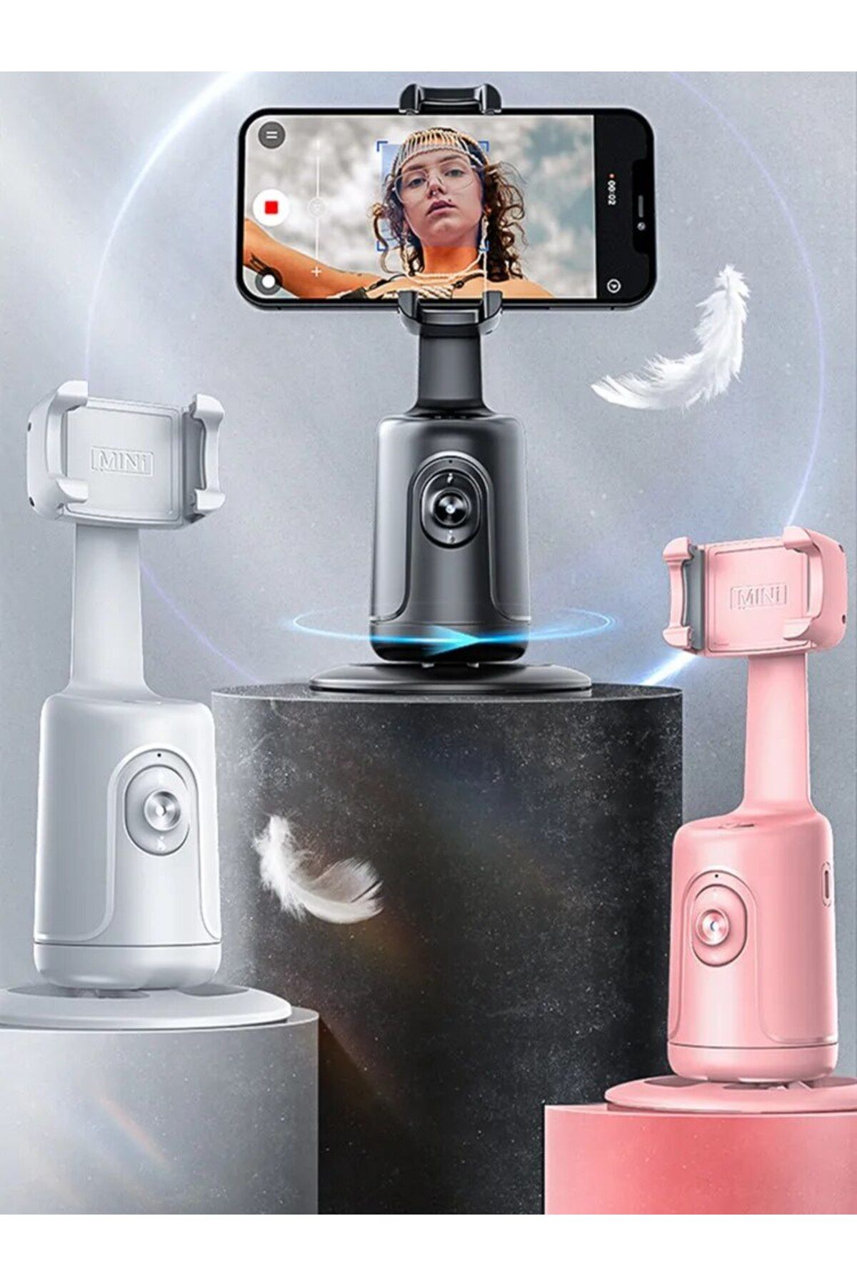 Choice-360 Auto Face Tracking Shooting Gimbal AI Camera Recognition Body Track Intelligent Follow Live S... 6