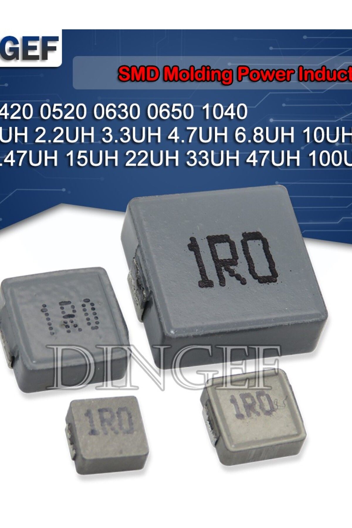 Choice-0520-1uh 10pcs/lot 0420 0520 0630 0650 1040 1uh 3.3 4.7uh 6.8 10 15 22 33 47 68 Uh 100uh 2.2uh Smd M 7