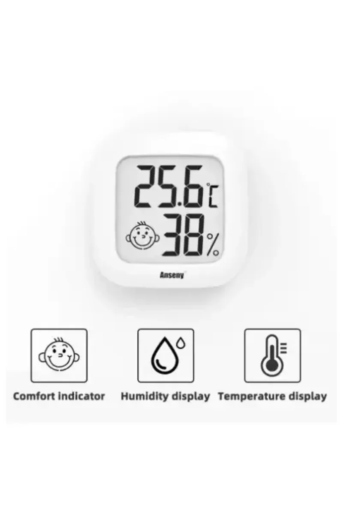 ZHOUZHI-LCD Digital Thermometer Hygrometer Indoor Room Electronic Temperature Humidity Meter Sensor Gauge... 3