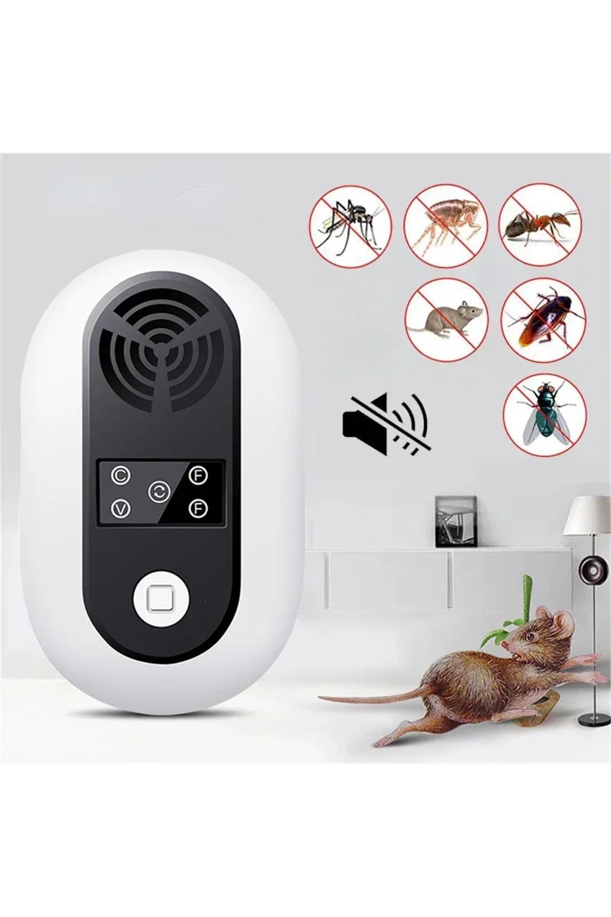 Choice-Ultrasonic Rat Repellent Pest Reject Anti Pest Insect Portable Mosquito Spider Killer Electronic ... 2
