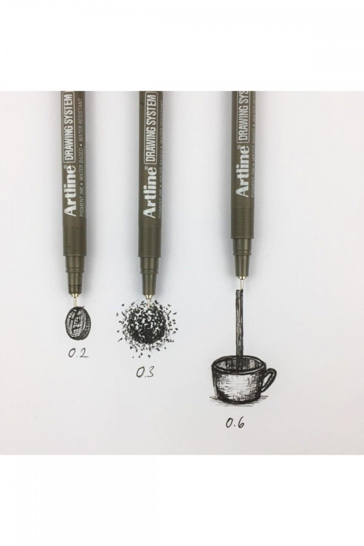 artline Drawing 3lü Set (0.2-0.3-0.6MM)