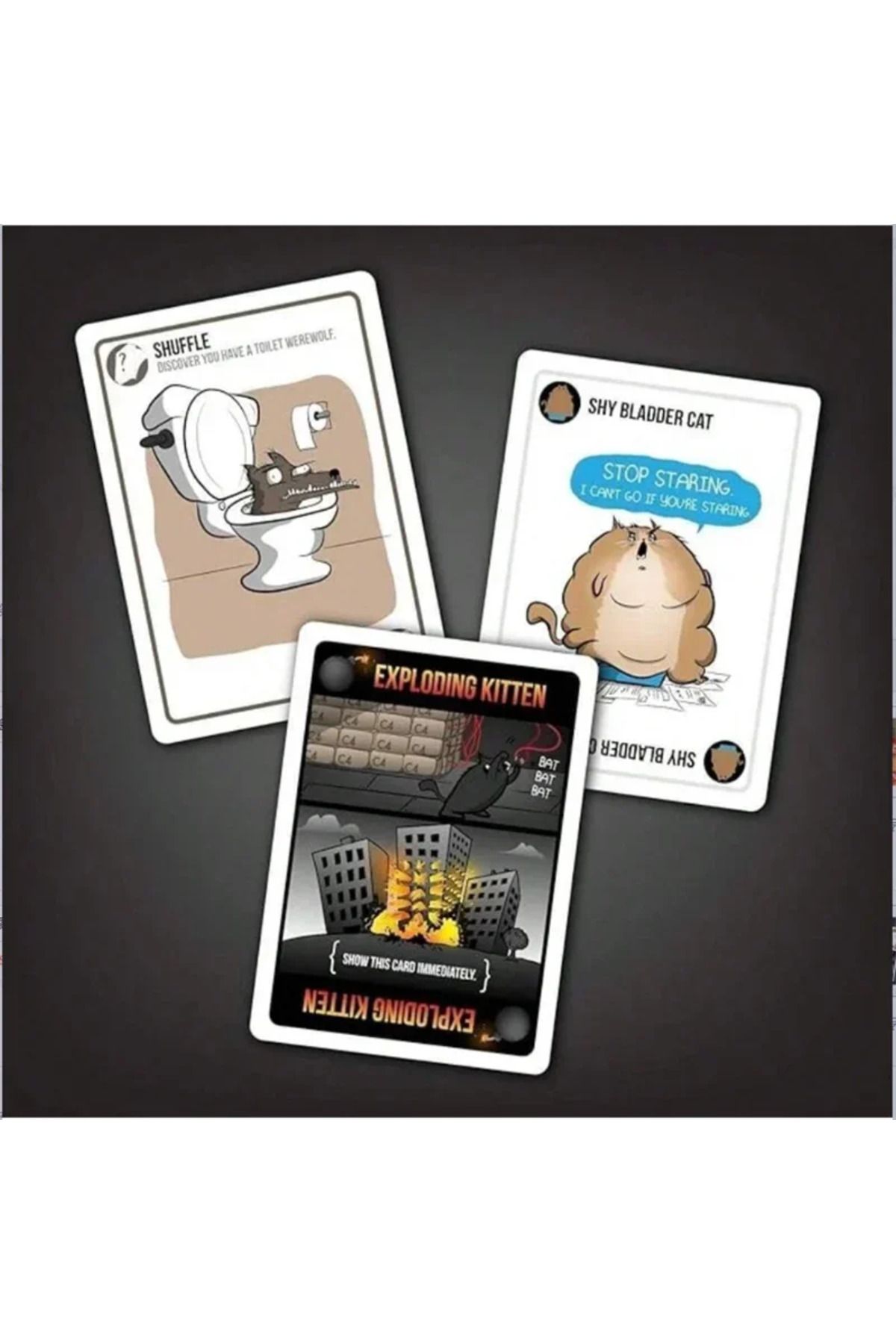 Choice-Red Exploding Kittens Board Game For Family Party, Card Game For Adults And Children Suitable For... 6