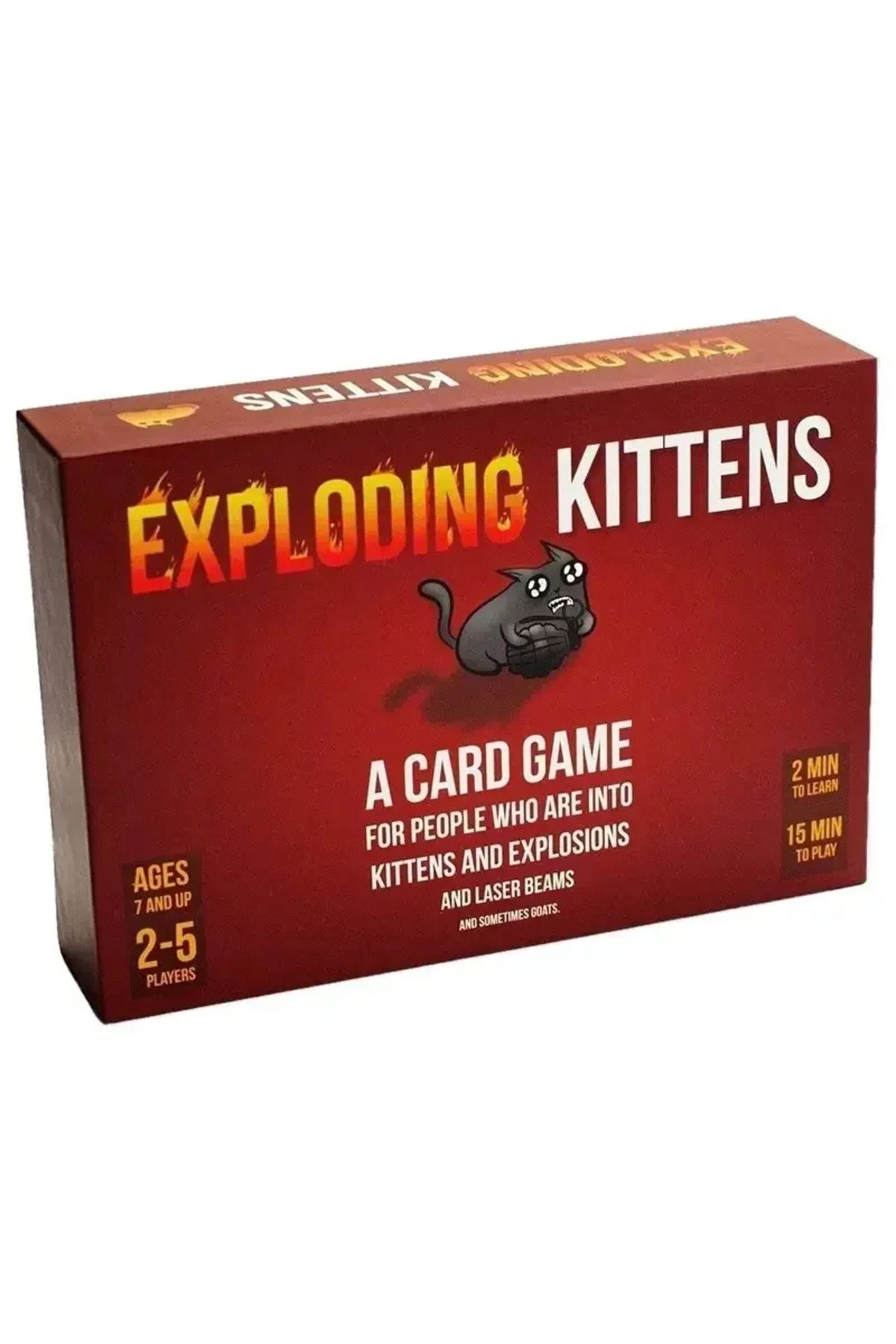 Choice-Red Exploding Kittens Board Game For Family Party, Card Game For Adults And Children Suitable For... 2