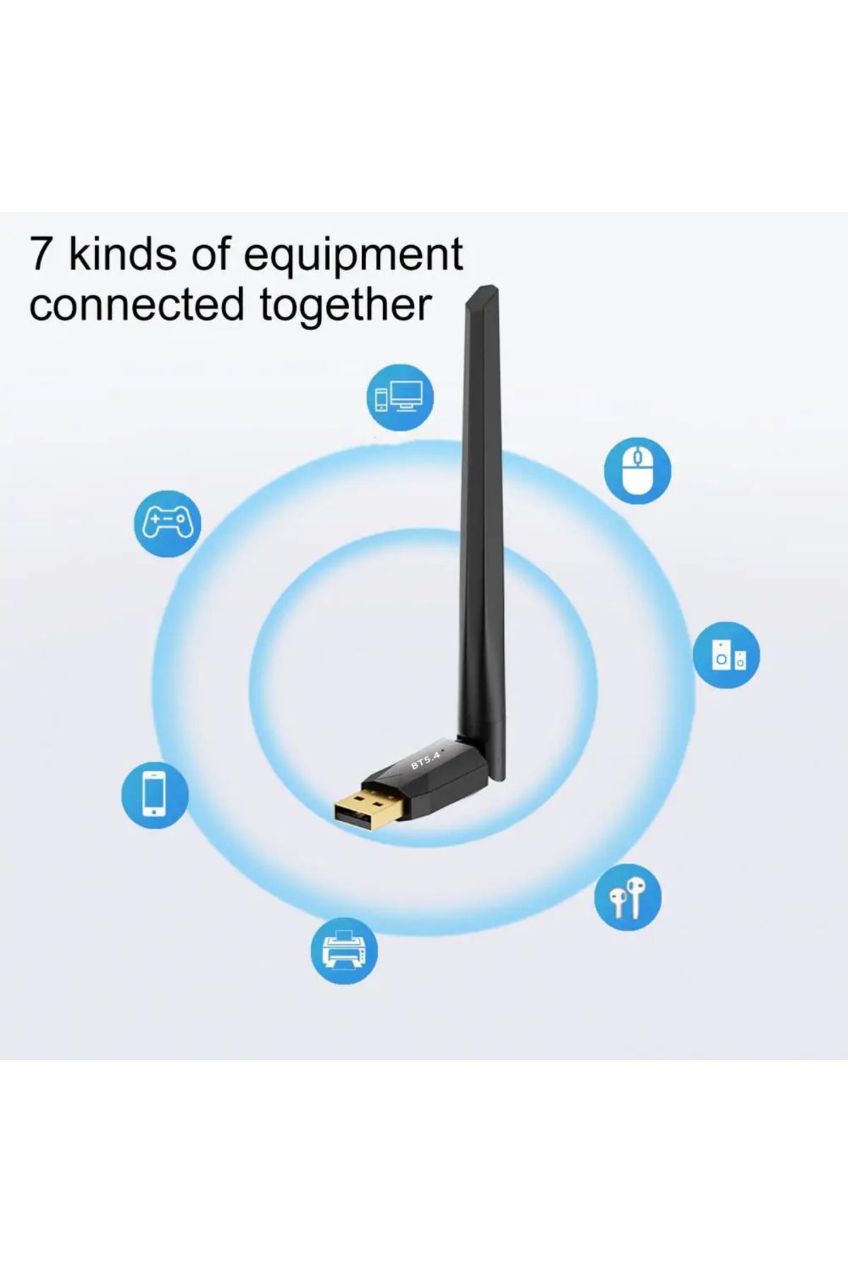 kebidu-150M Bluetooth 5.4 Adapter Free Driver USB Bluetooth Dongle Transmitter for PC Windows 11/10/8.1 ... 4