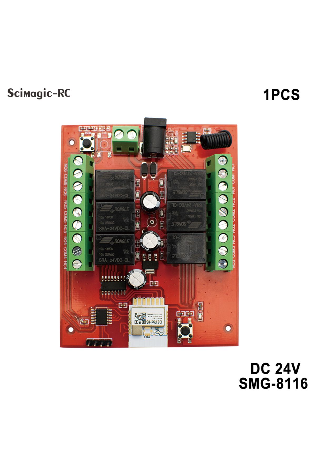 Scimagic-RC-Tuya WIFI Smart Remote Control Switch 6CH Home Automation Relay Module Light Switch Controller Re... 1