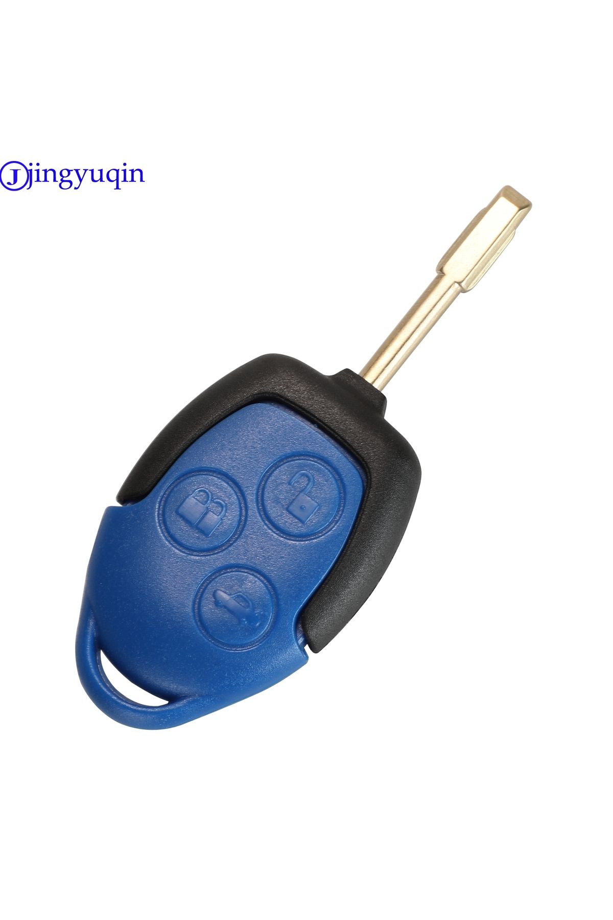 jingyuqin-10ps 3 Buttons Transit Connect Set Remote Car Key Shell Cover For Ford Transit Blue Case 2