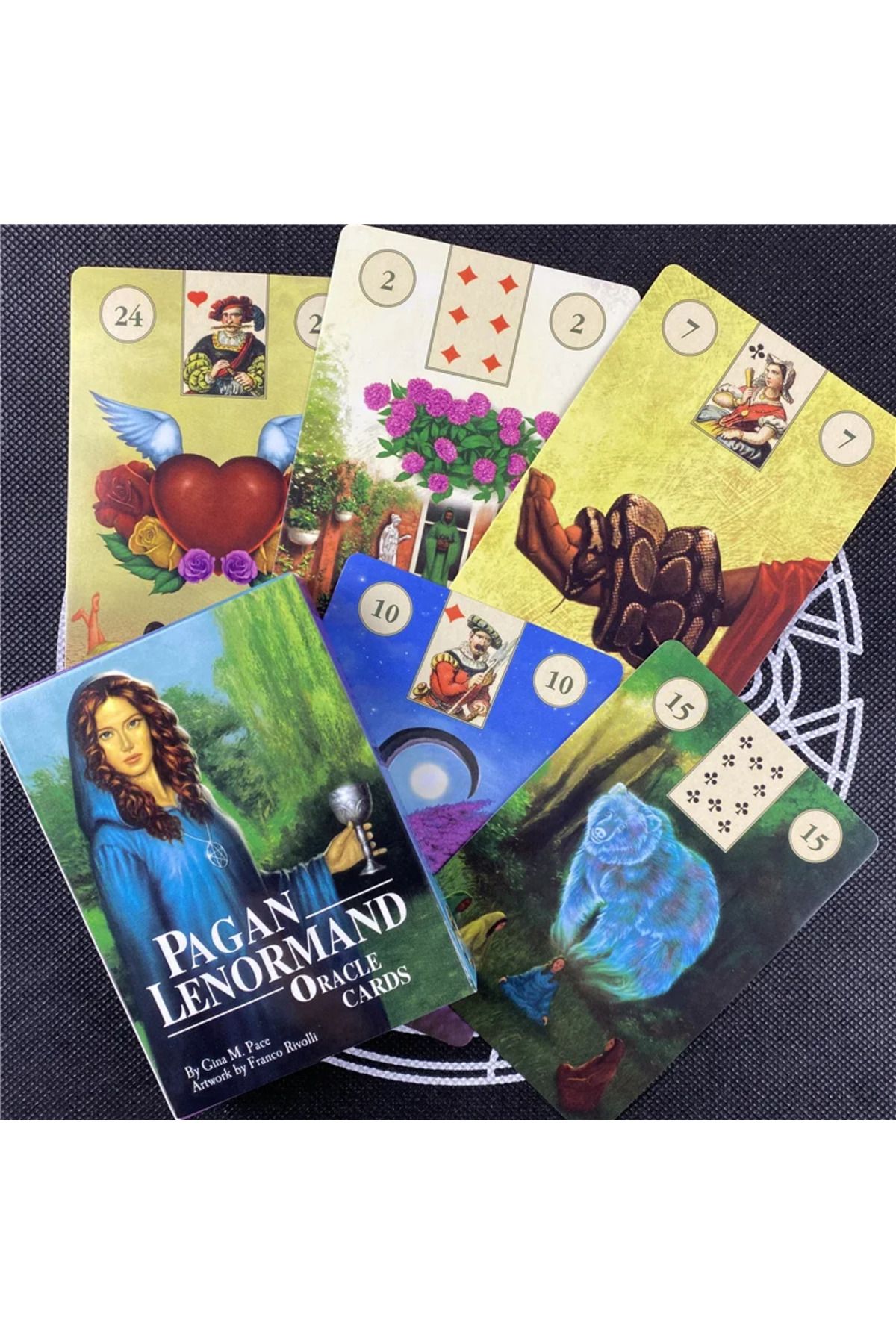 Choice-Pagan Lenormand Oracle Cards Full English Classic Board Games Imaginative Oracle Divination Fat G... 3