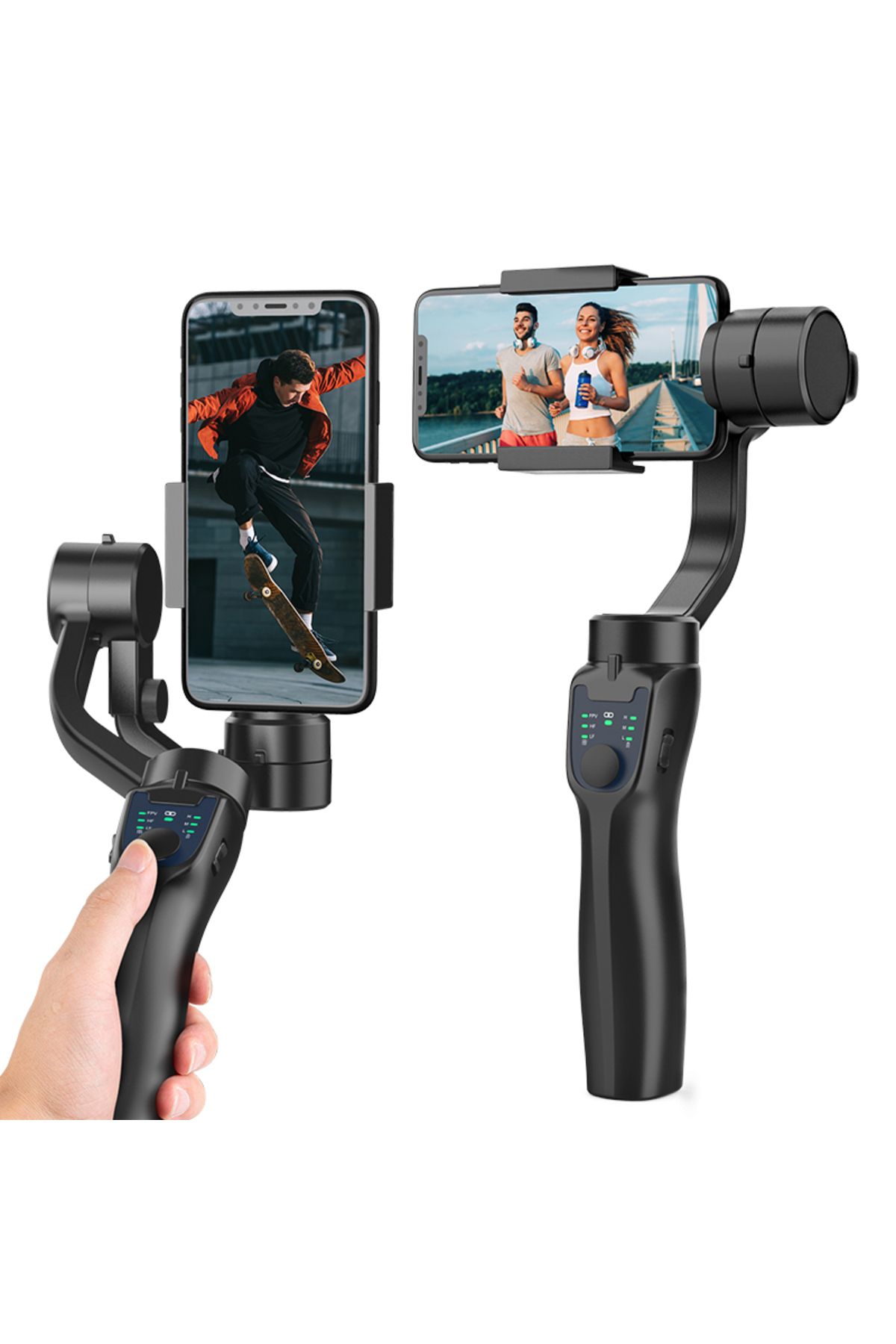 Choice-F8 3-Axis Handheld Gimbal Stabilizer Smartphone Clip, Anti-Shake Video Recording for Android Ipho... 8