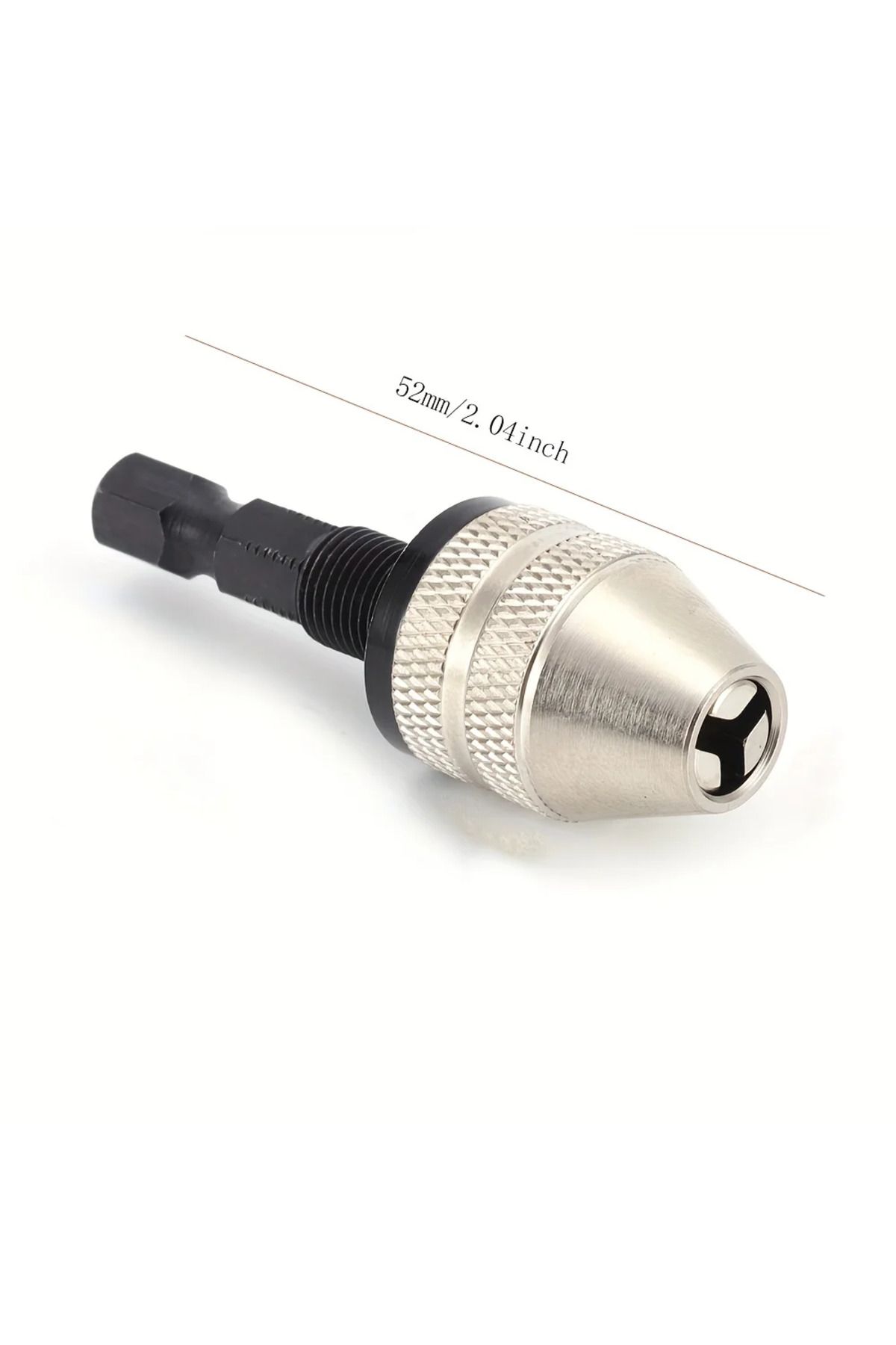 Noreter-1pc Keyless Drill Chuck Screwdriver Impact Driver Adaptor 1/4 '' Hex Shank Drill Bit Tool Convert... 6