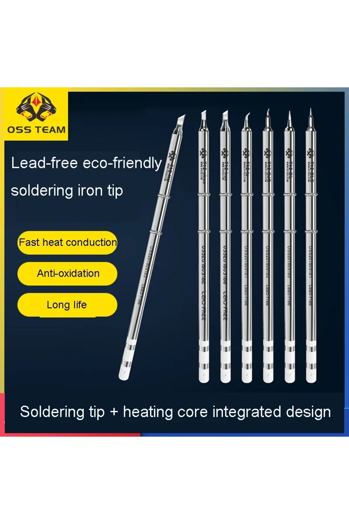 Choice-OSS TEAM T12 Soldering Iron Tip T12-X Tips BLS/BJS/SKUS/KU/SUK/LS/ILS Tip For T12 Soldering Stati... 7