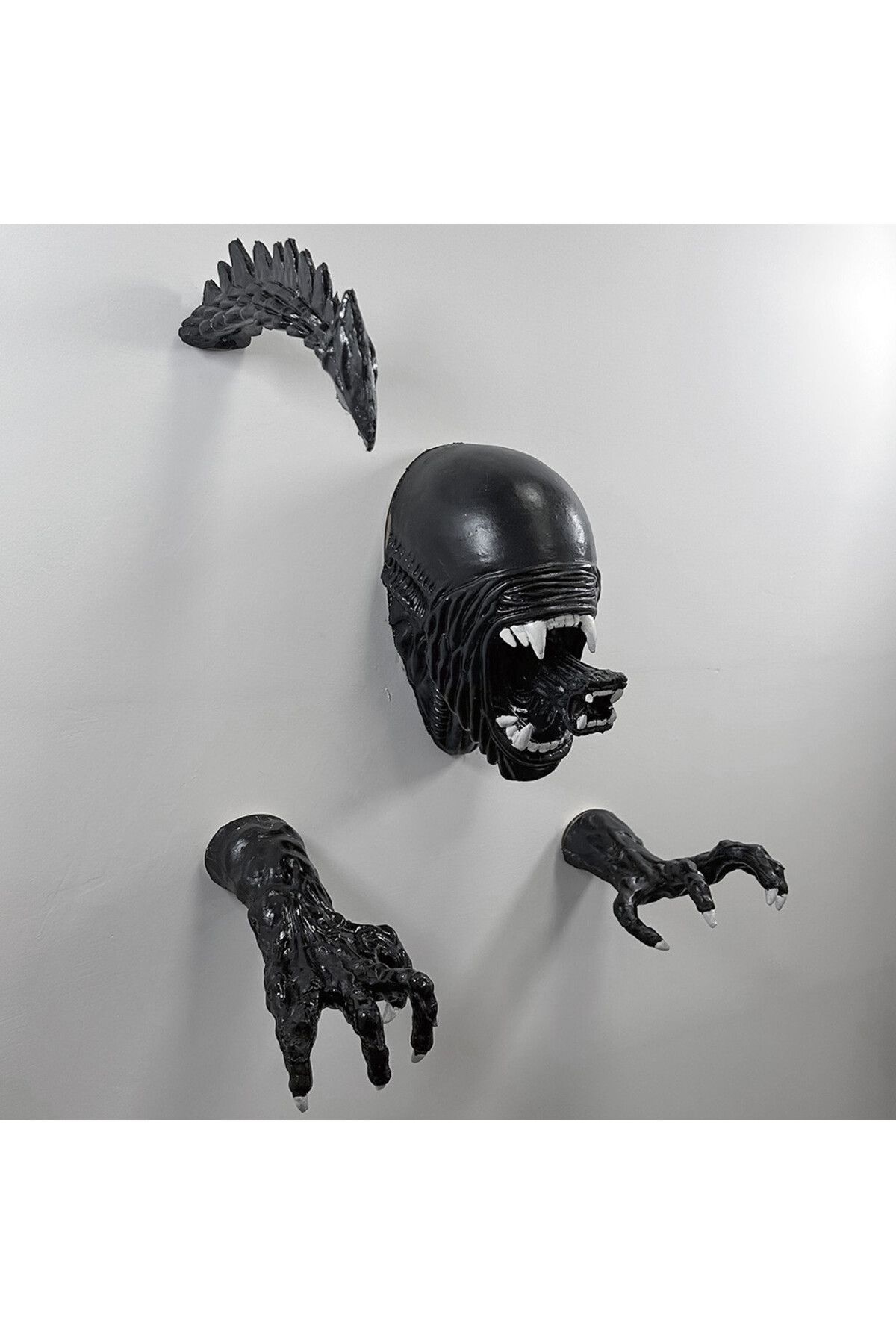 Choice-Giant Xenomorph Head - Xenomoprh Wall Art - Alien Xenomoprh - Xenomorph Mask- Facehugger Mask - T... 6