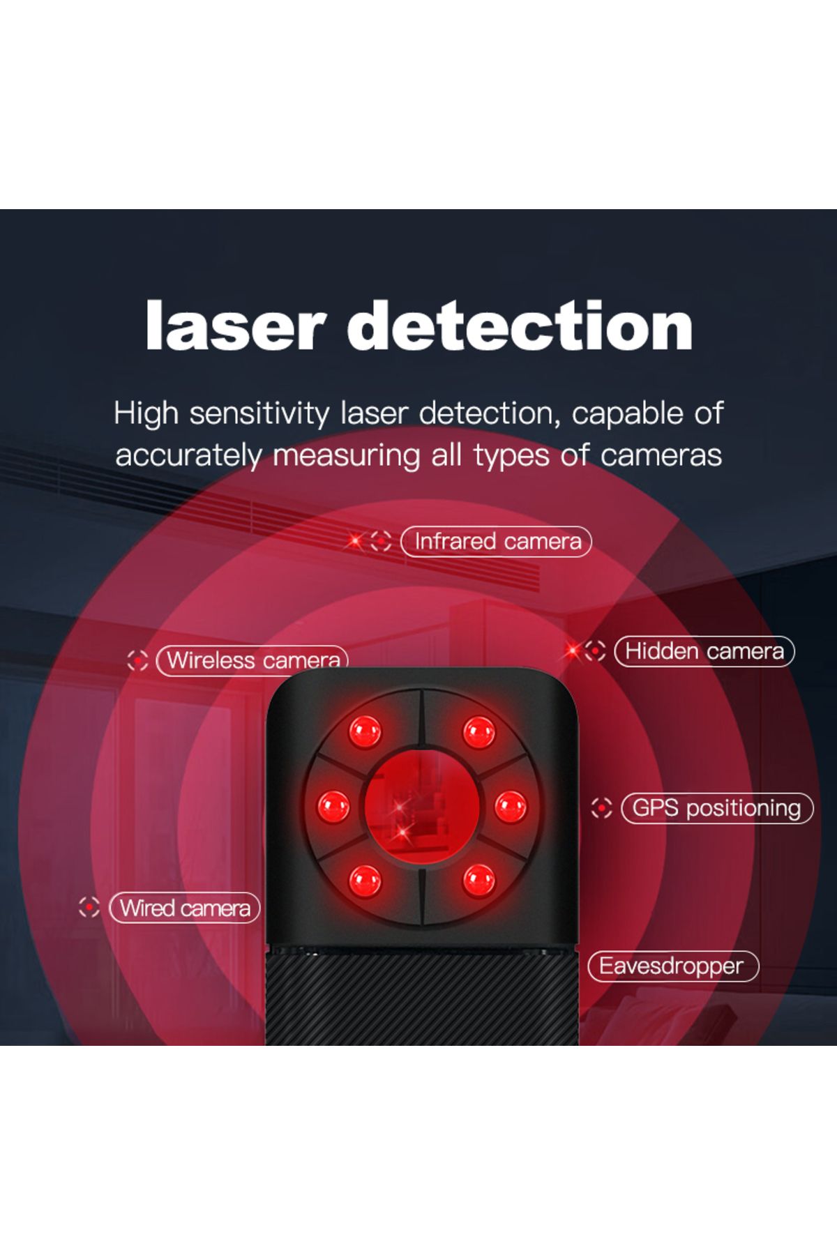 Choice-T3 GPS Tracker Detector Multifunctional InfraredAnti-Positioning Anti-Eavesdropping TrackingScann... 6