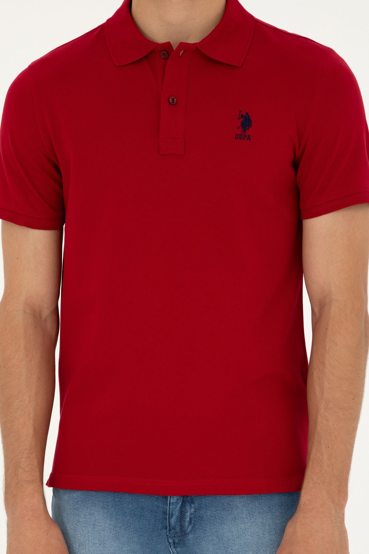 U.S. Polo Assn.-Men's Burgundy Basic T-Shirt 50279581 -Vr014 6