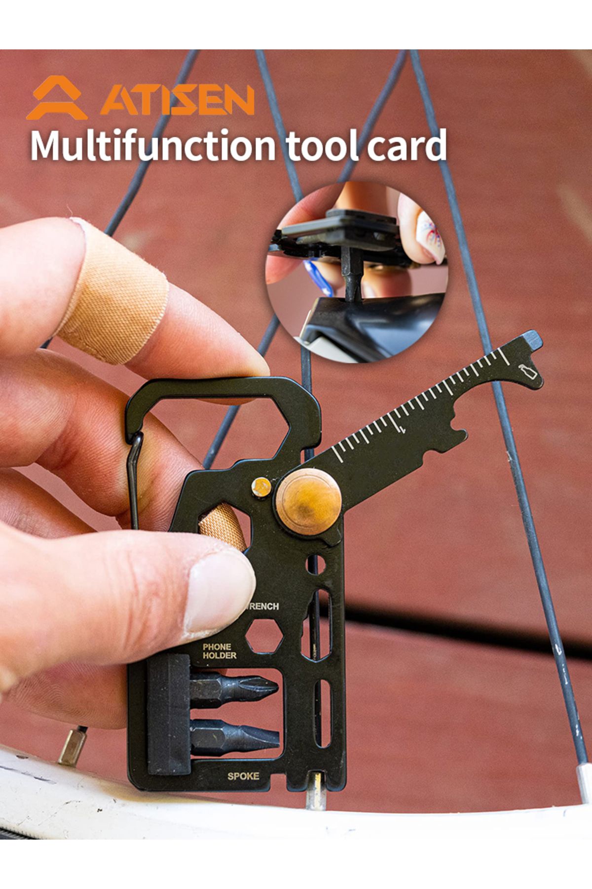 Choice-Multi-tool Wallet Pocket Card - Credit Card Size Multi-function Bottle Opener, Can Opener, Pocket... 8