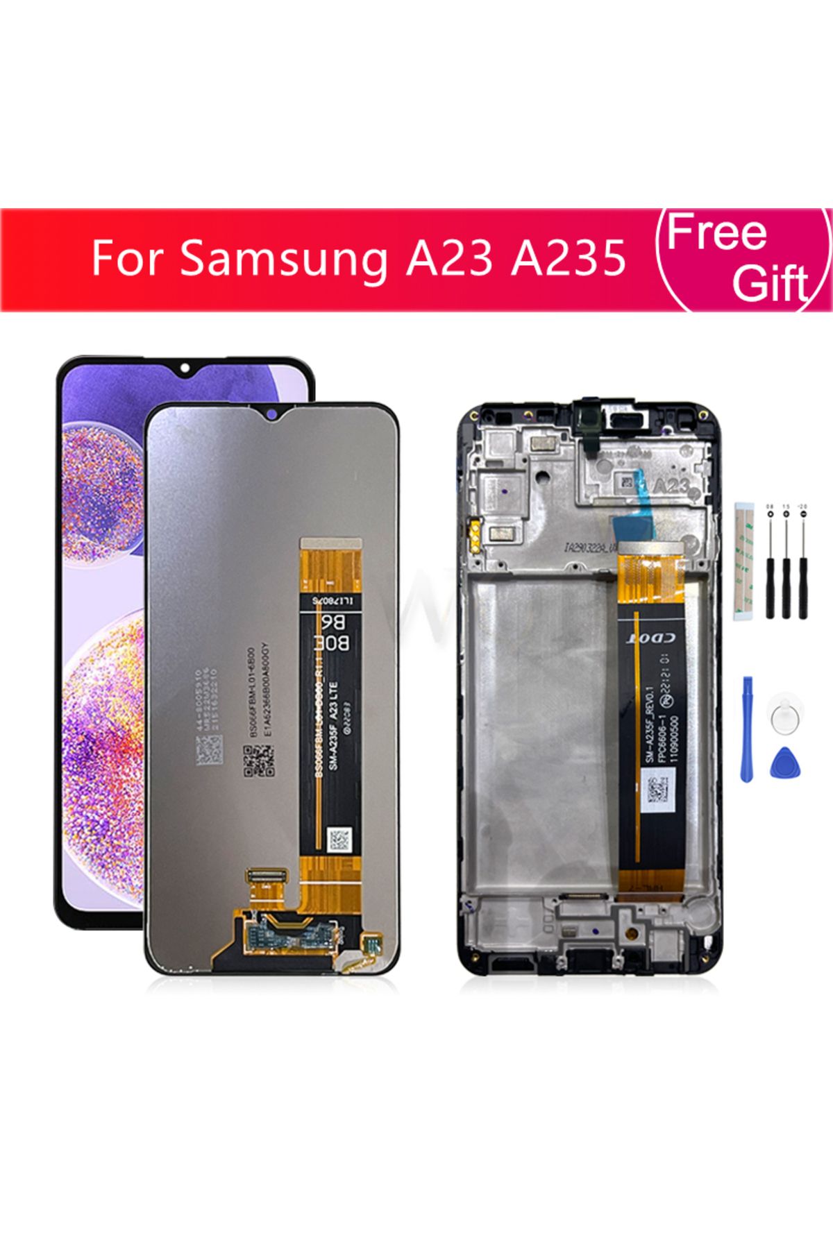 Choice-For Samsung Galaxy A23 4g LCD Display Touch Screen Digitizer Assembly With Frame For Samsung A235... 2