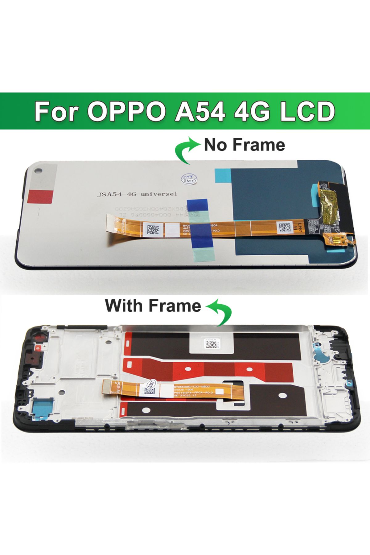 sinmaytai-A54 4g With Frame For Oppo A54 4g Cph2239 Lcd Display Touch Screen Digitizer Assembly For Oppo A54 5 3