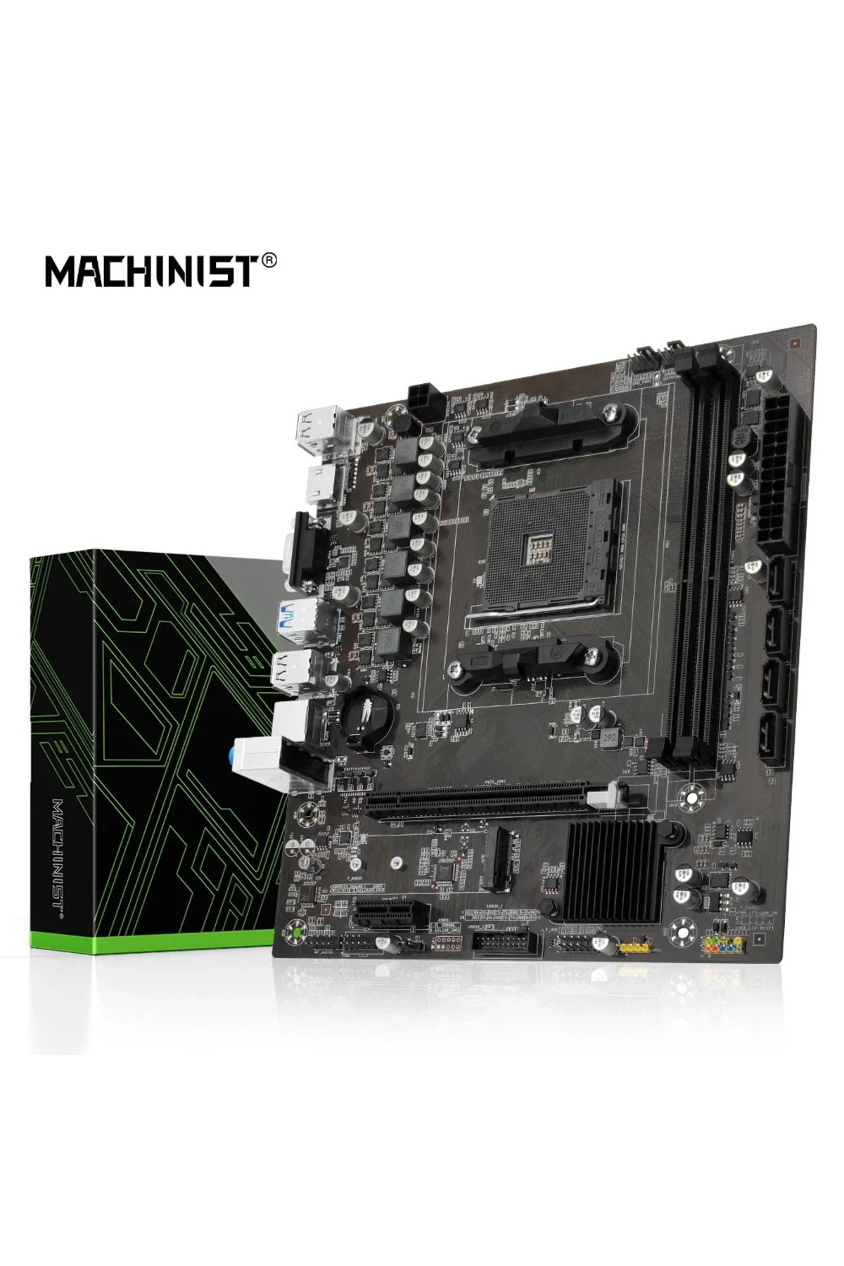 Choice-Motherboards Machinist B450 Motherboard Amd Support Ddr4 Desktop Ram Am4 Cpu Slot Nvme Ngff M.2 Usb 2
