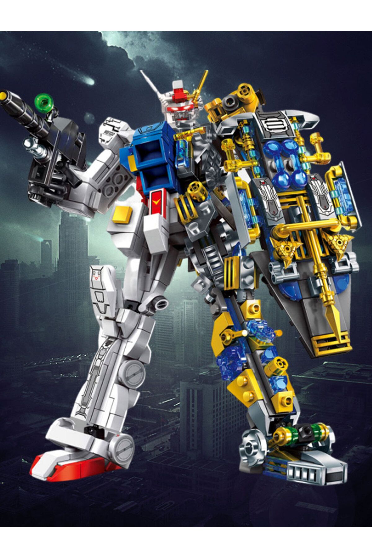 GSF-Yuanzu Semi-mechanical Peace Doomsday Mecha Robot Model Boy Technology Children's Building Blocks... 6