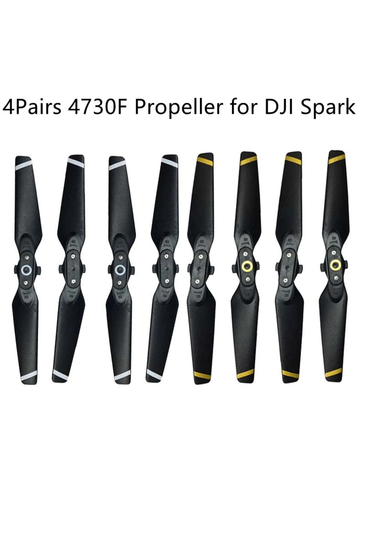 MOJOYCE-8pcs for DJI Spark Propeller Quick-release Folding Carbon Fiber Blades Propeller for DJI Spark Dr... 4