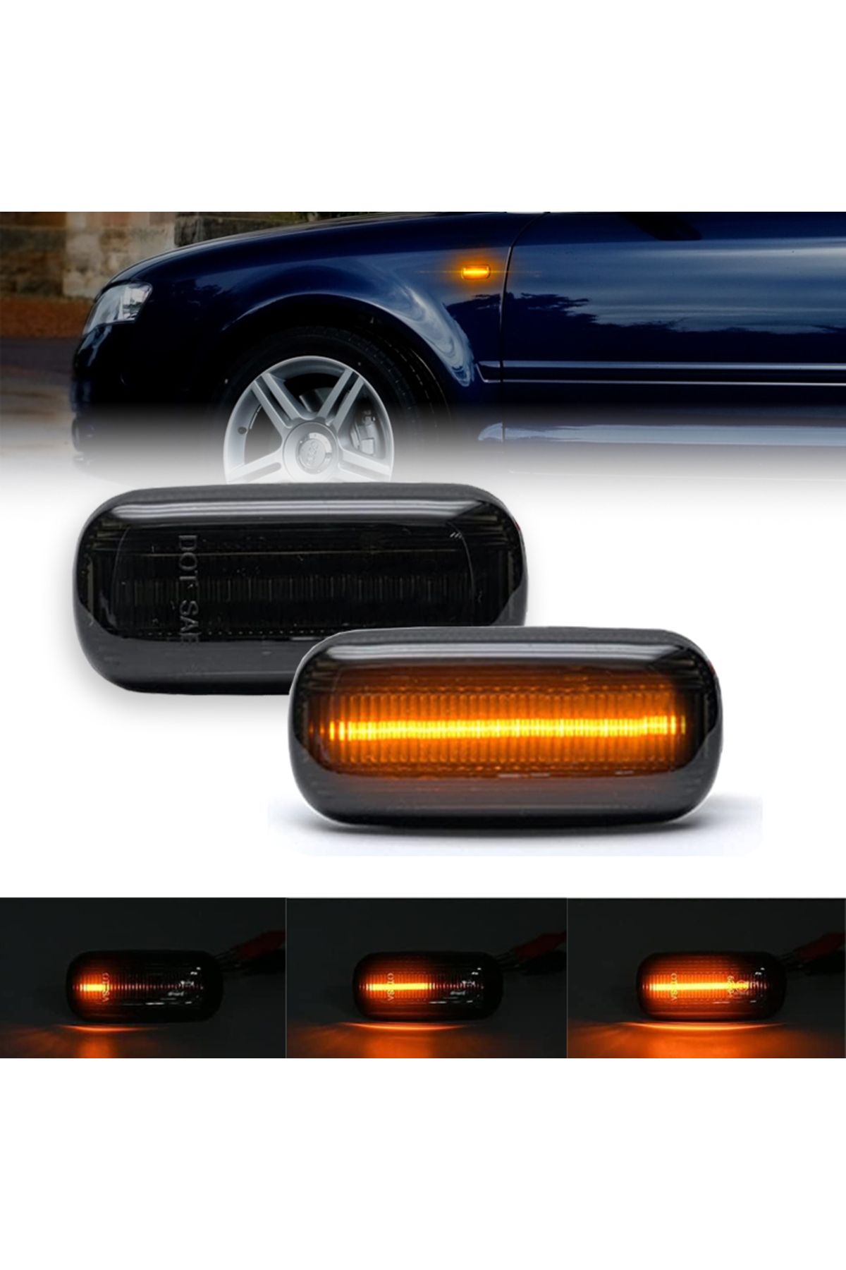 Choice-8E0 949 127 8E0949127 LED Dynamic Side Marker Light Turn Signal Light For Audi A3 S3 8P A4 S4 RS4... 2