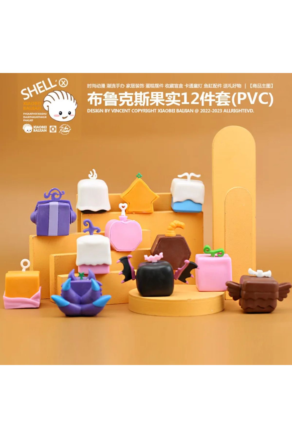 Choice-Decorations devil Brooks fruit blox fruits doll gift boy and girl birthday gift model 4