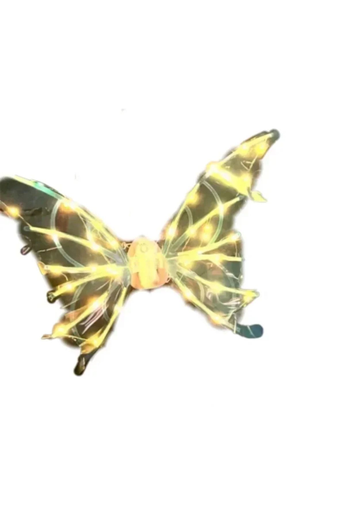 Choice-Dog Butterfly Wings Pet Glowing Wings Puppy Summer Clothes Decorative Samoyed Husky Medium Dogs 7
