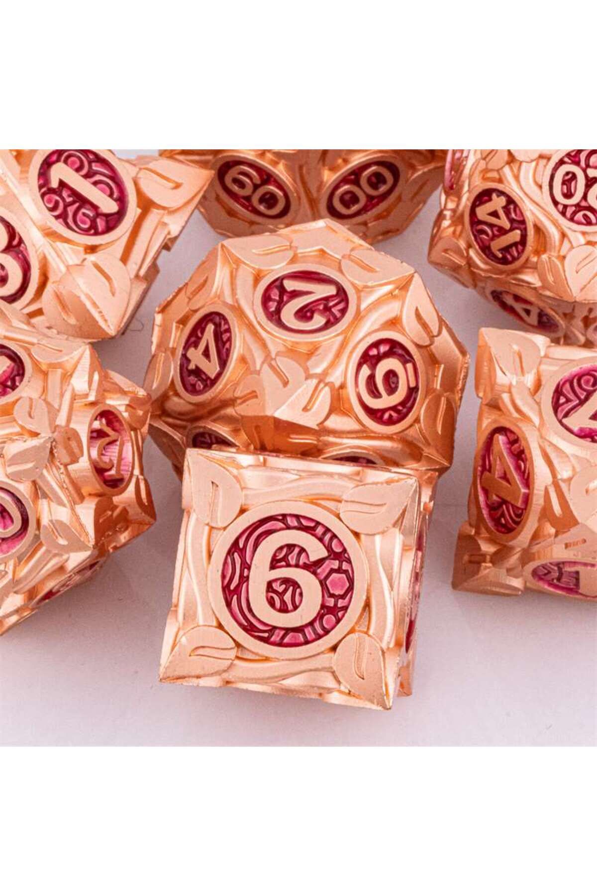 Choice-7pcs Dice Set DND Metal Dice Full Set Dice for Dungeons and Dragons Polyhedral Dice RPG Dice D&D ... 5