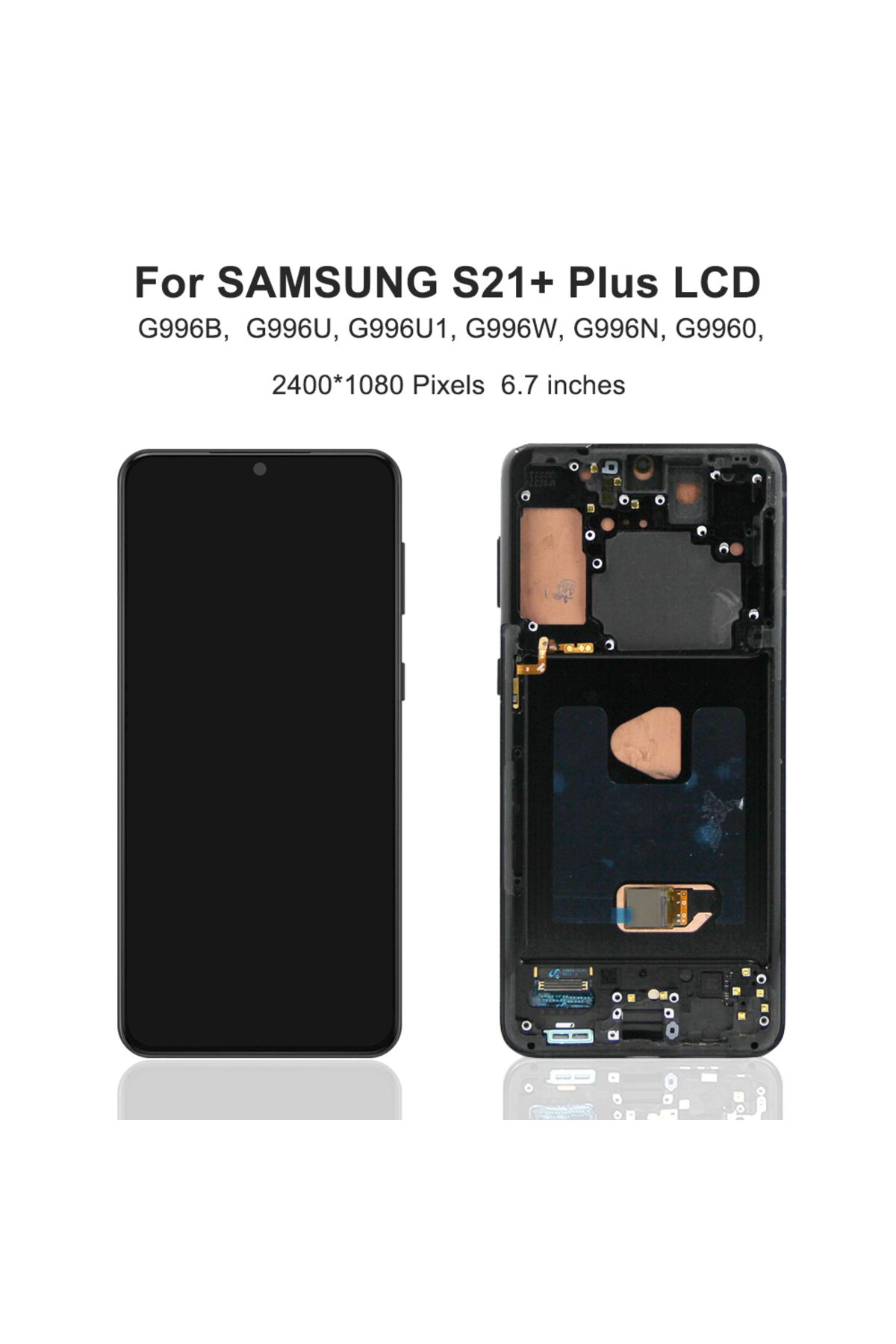 sinmaytai-For AMOLED For Samsung S21 Plus LCD Display Touch Screen  Digitizer Assembly For S21+ G996B SM-G9... 5