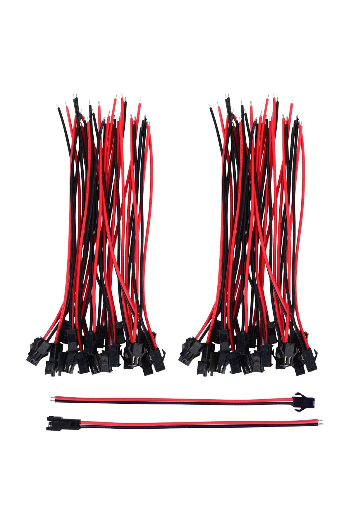 Choice-22 AWG JST SM 2 Pin Plug Male and Female Connector Adapter with 135 mm Electrical Cable Wire for ... 1