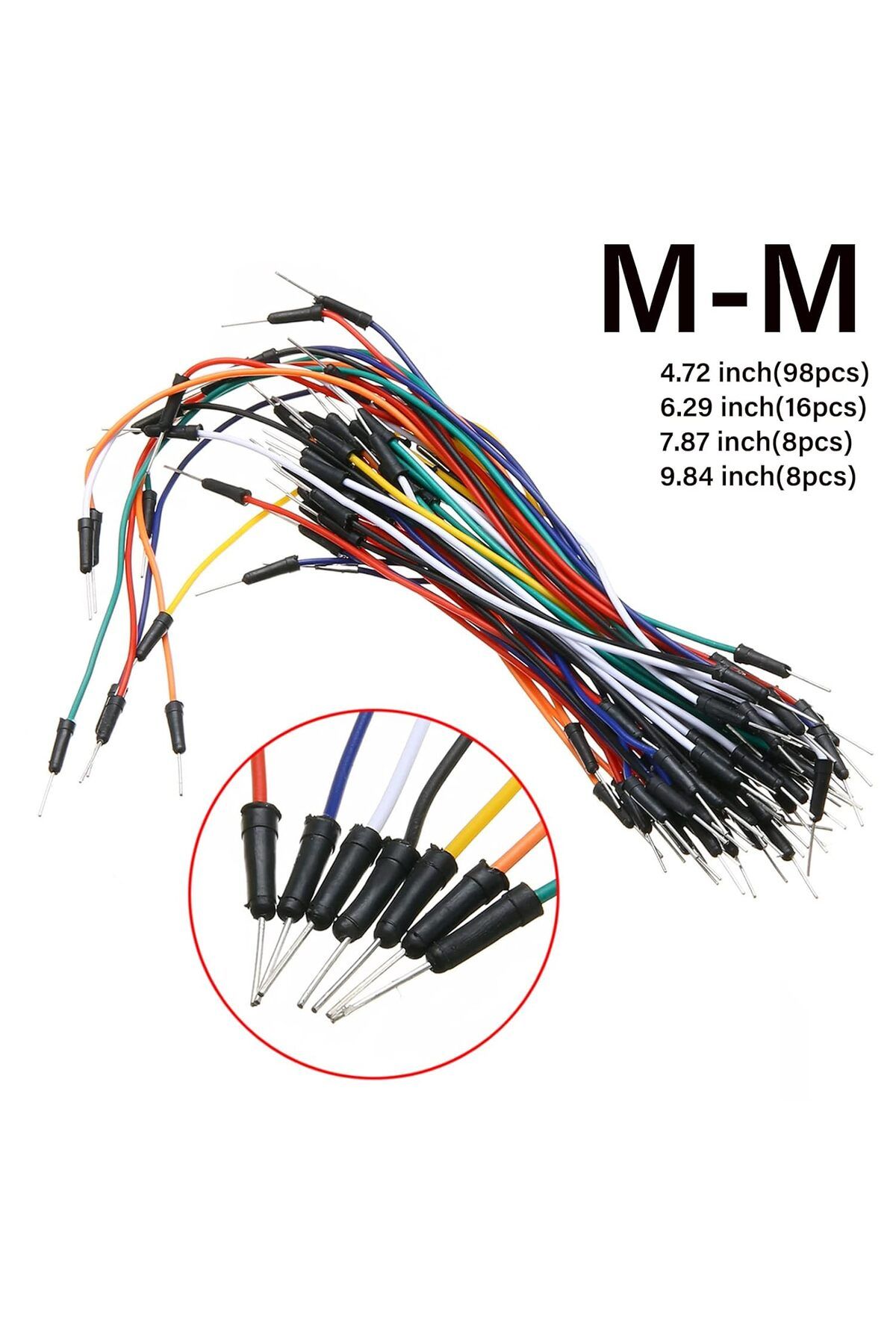 Choice-130pcs Solderless Flexible Breadboard Jumper Wires Kit Wires Dupont Ribbon Cables for DIY Electro... 8