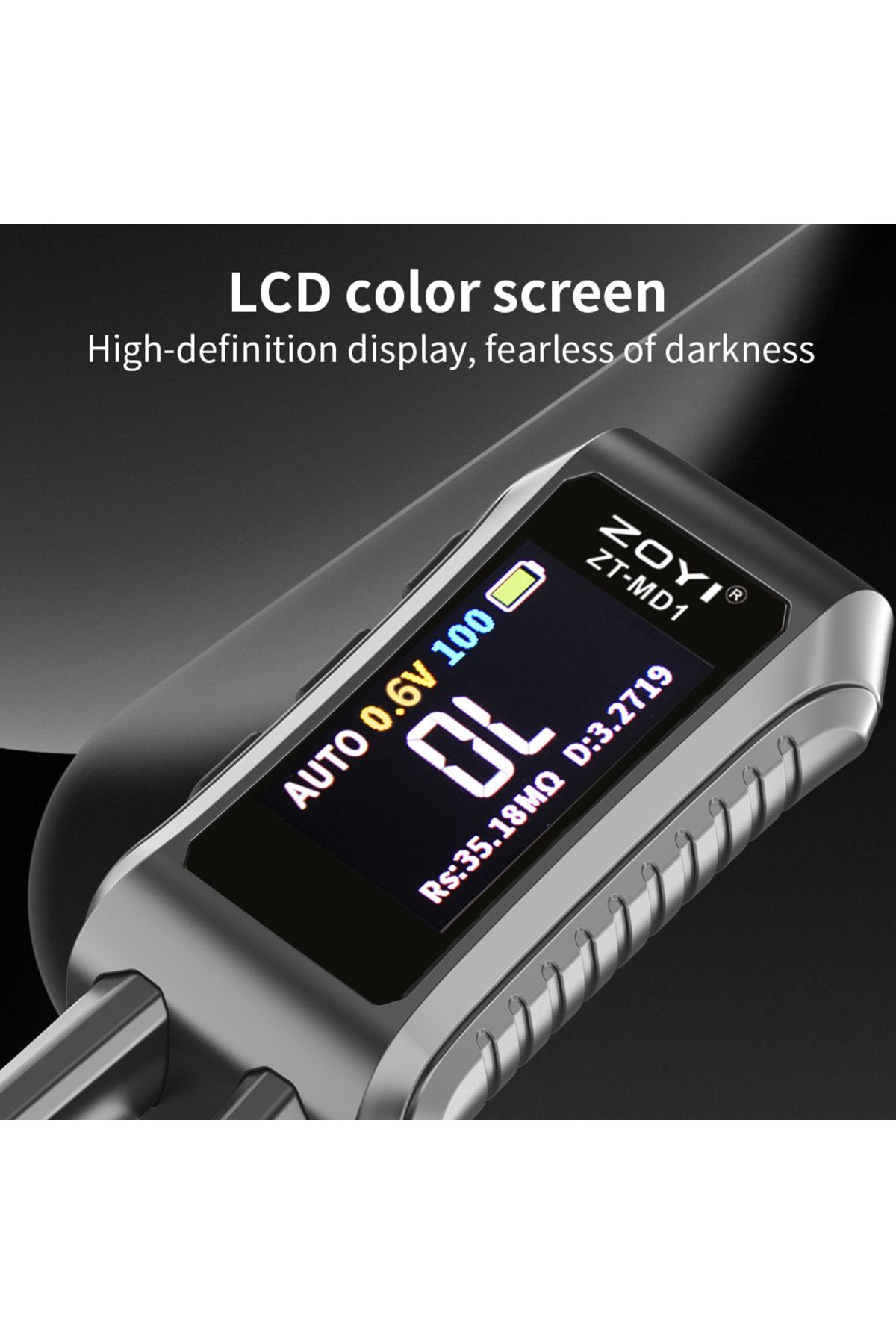 ZOYI-ZT-MD1 Digital Smart Tweezer LCR SMD ESR Tester Resistance Capacitance Inductance Continuity... 7