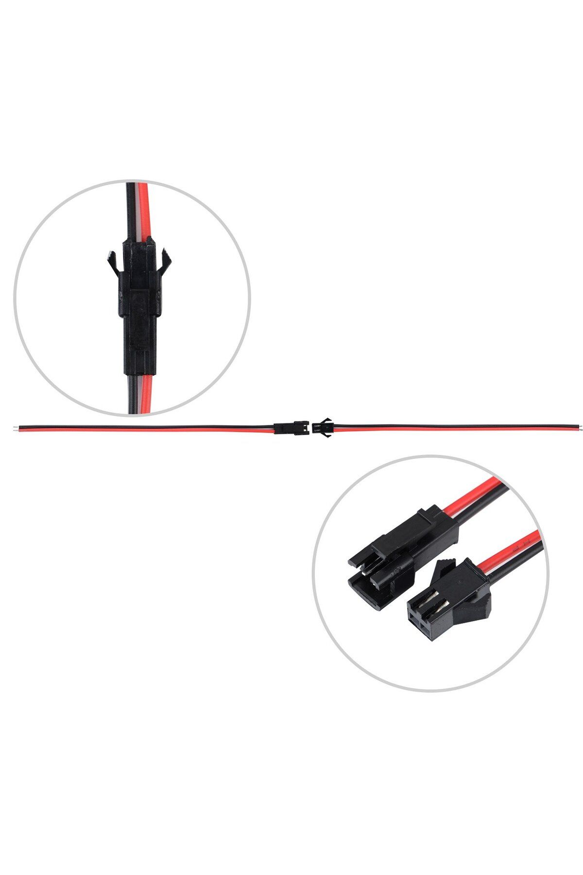 Choice-22 AWG JST SM 2 Pin Plug Male and Female Connector Adapter with 135 mm Electrical Cable Wire for ... 4