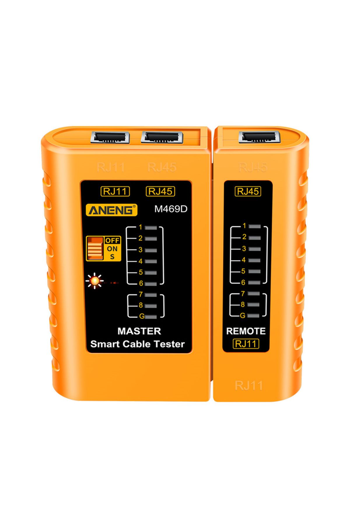 ANENG-M469D RJ45 RJ11 Network Cable Tester LAN Cable Networking Wire Telephone Line Detector Trac... 1
