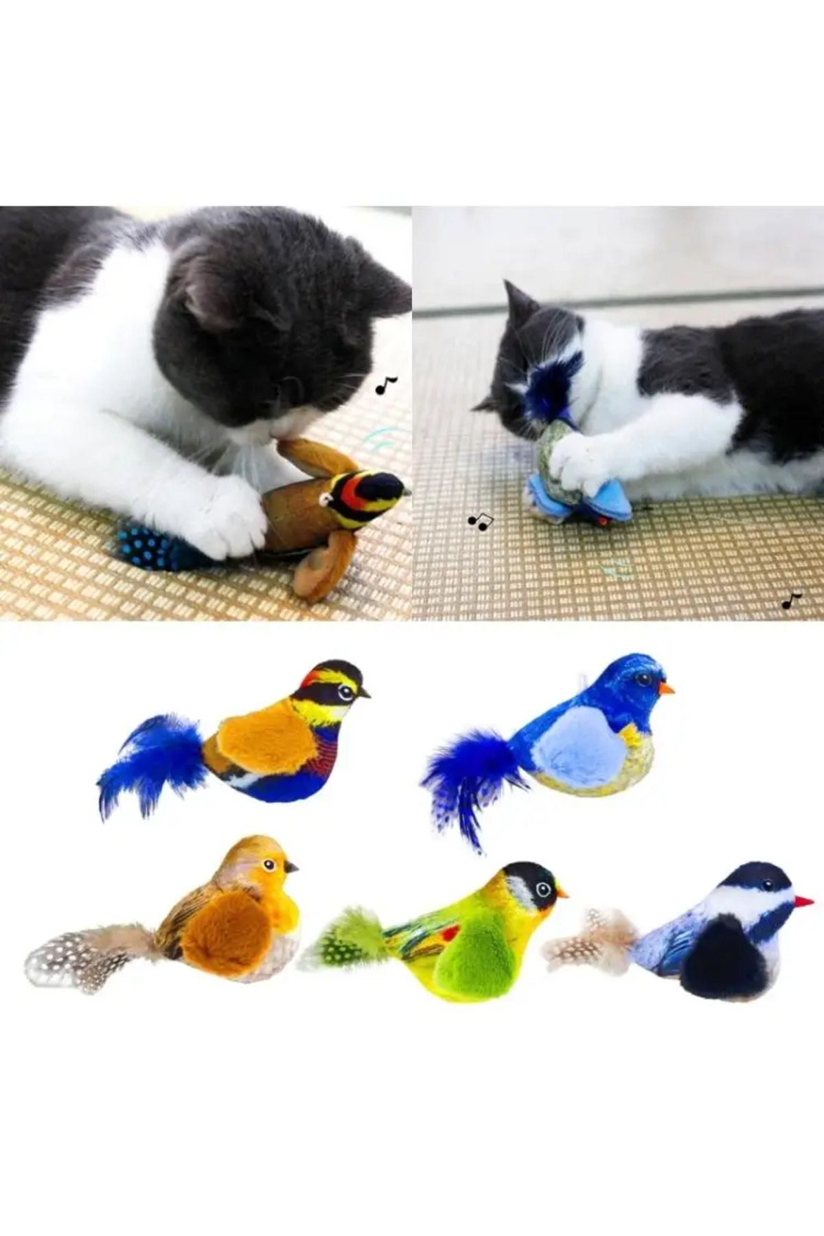 Choice-Toy Indoor Interactive Birds Toy for Cat Chasing Teasing Toy 8