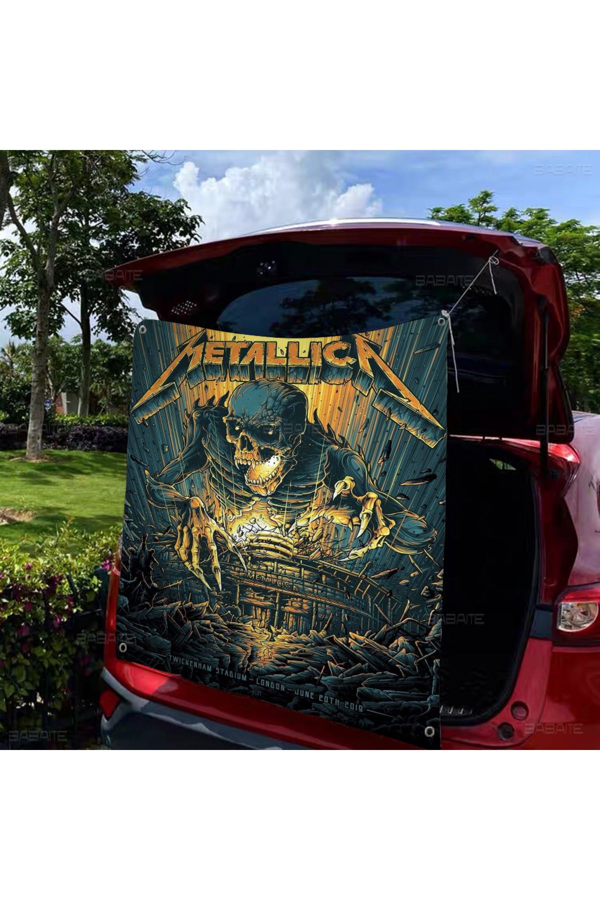Choice-Band M-METALLICA Banner Art Printing Japanese Wall Flag Anime Wall Hanging Home Decor 4