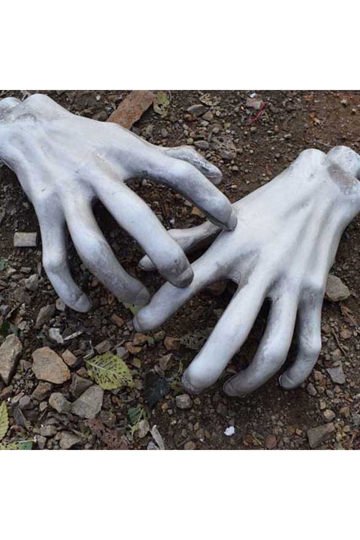 Choice-Halloween Decoration Realistic Life Size Skeleton Hands Plastic Fake Human Hand Bone Zombie Party... 4