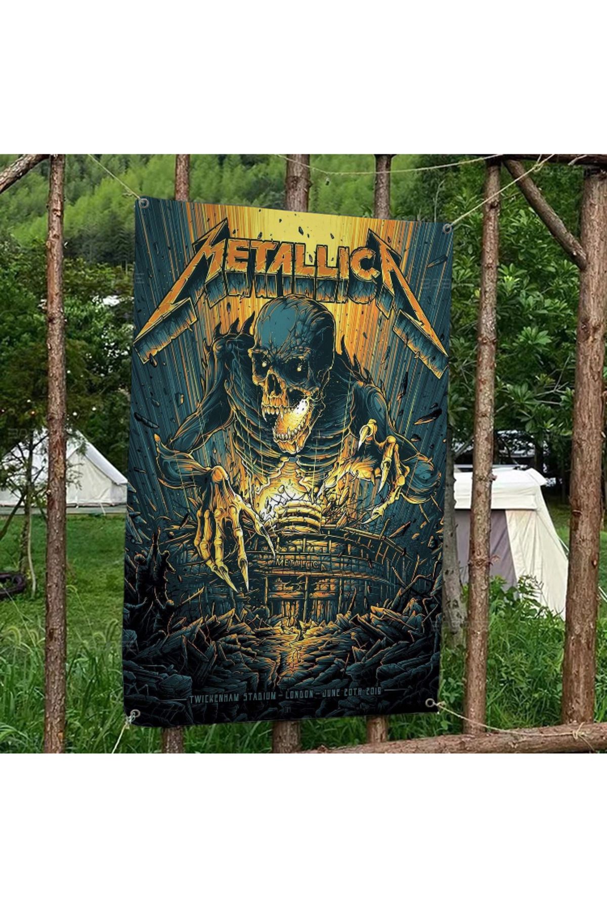 Choice-Band M-METALLICA Banner Art Printing Japanese Wall Flag Anime Wall Hanging Home Decor 8