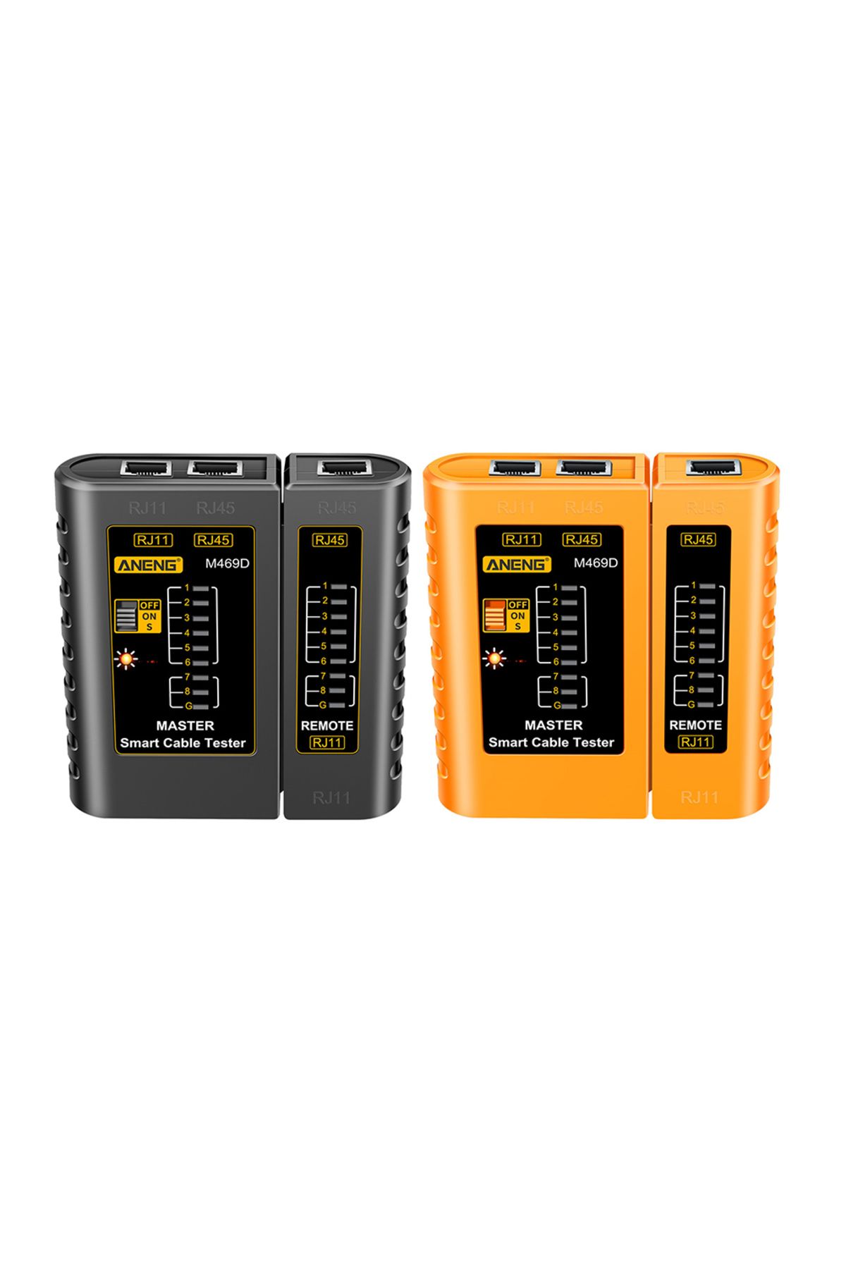 ANENG-M469D RJ45 RJ11 Network Cable Tester LAN Cable Networking Wire Telephone Line Detector Trac... 8