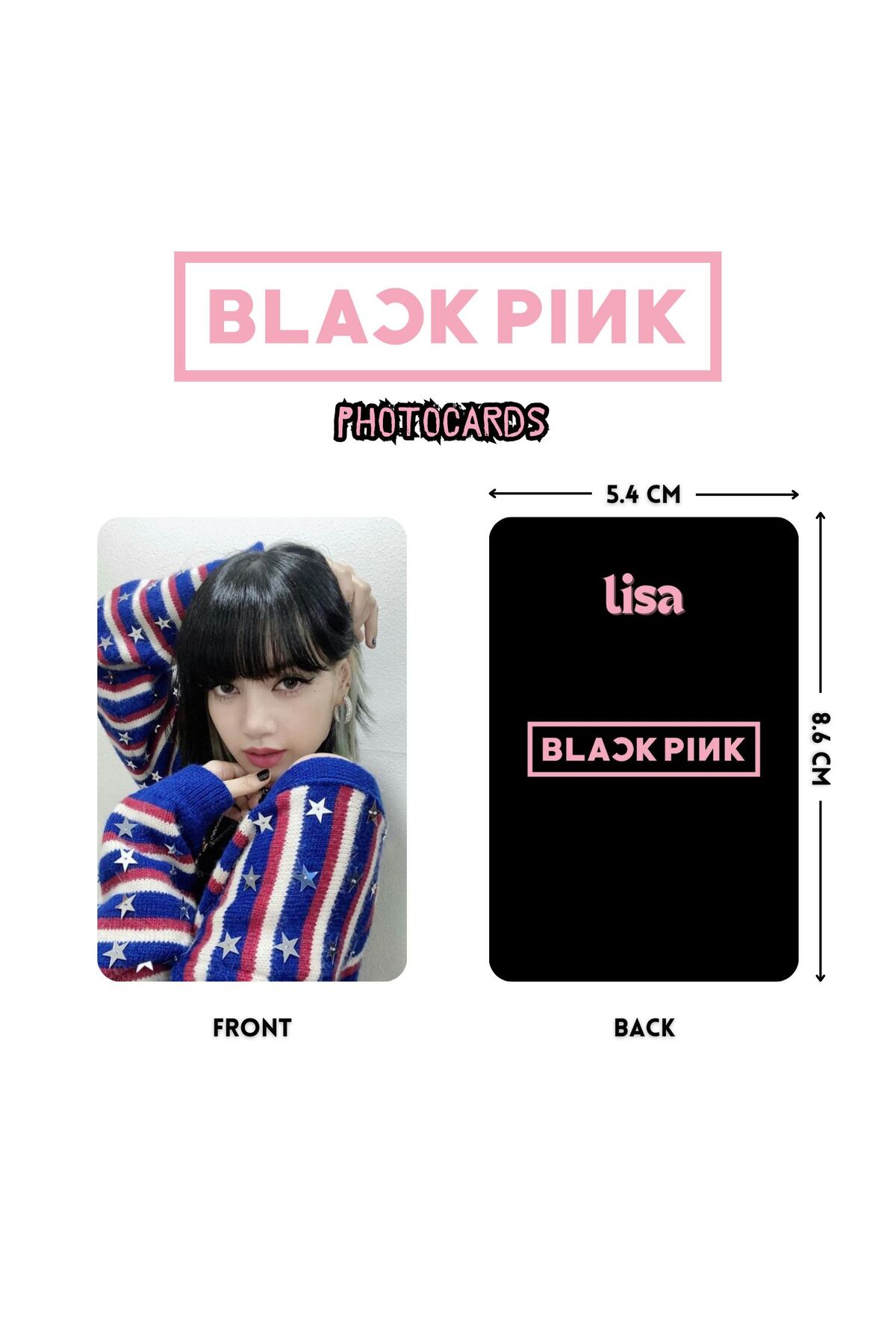Kpop Dünyasi BLACKPINK '' Lisa '' Photocards Set 2 - Fiyatı, Yorumları