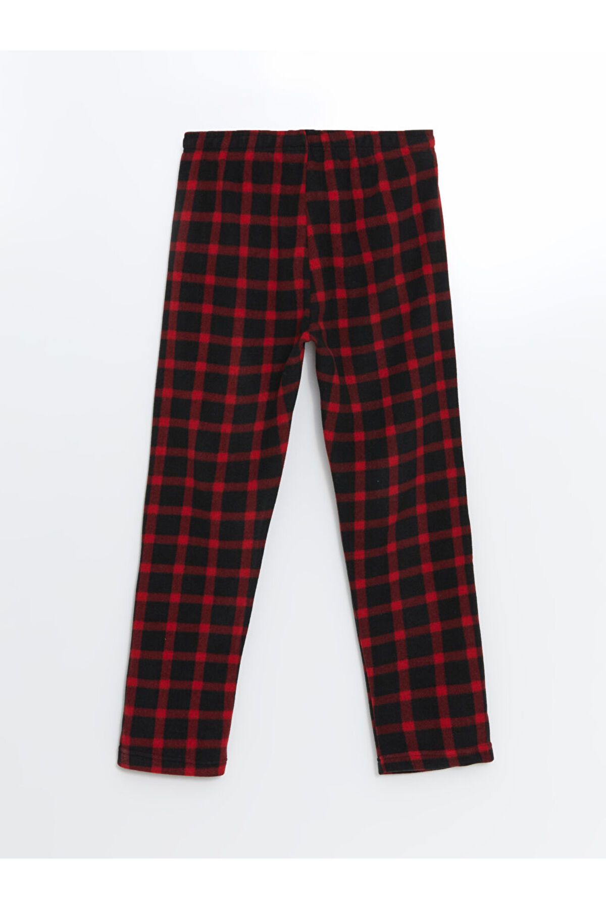 LC Waikiki-Lcwk Standard Fit Plaid Fleece Pajama Bottom 6