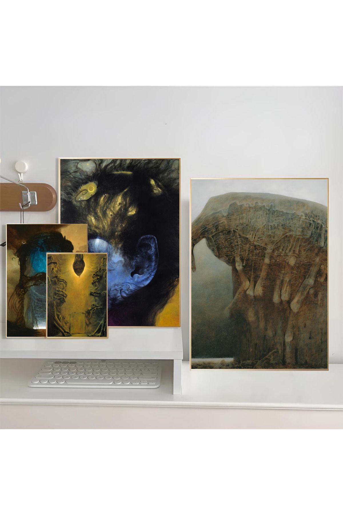 Choice-1pc Zdzislaw Beksinski Poster HD Posters Home Room Bar Cafe Decor Art Wall Painting Picture 2