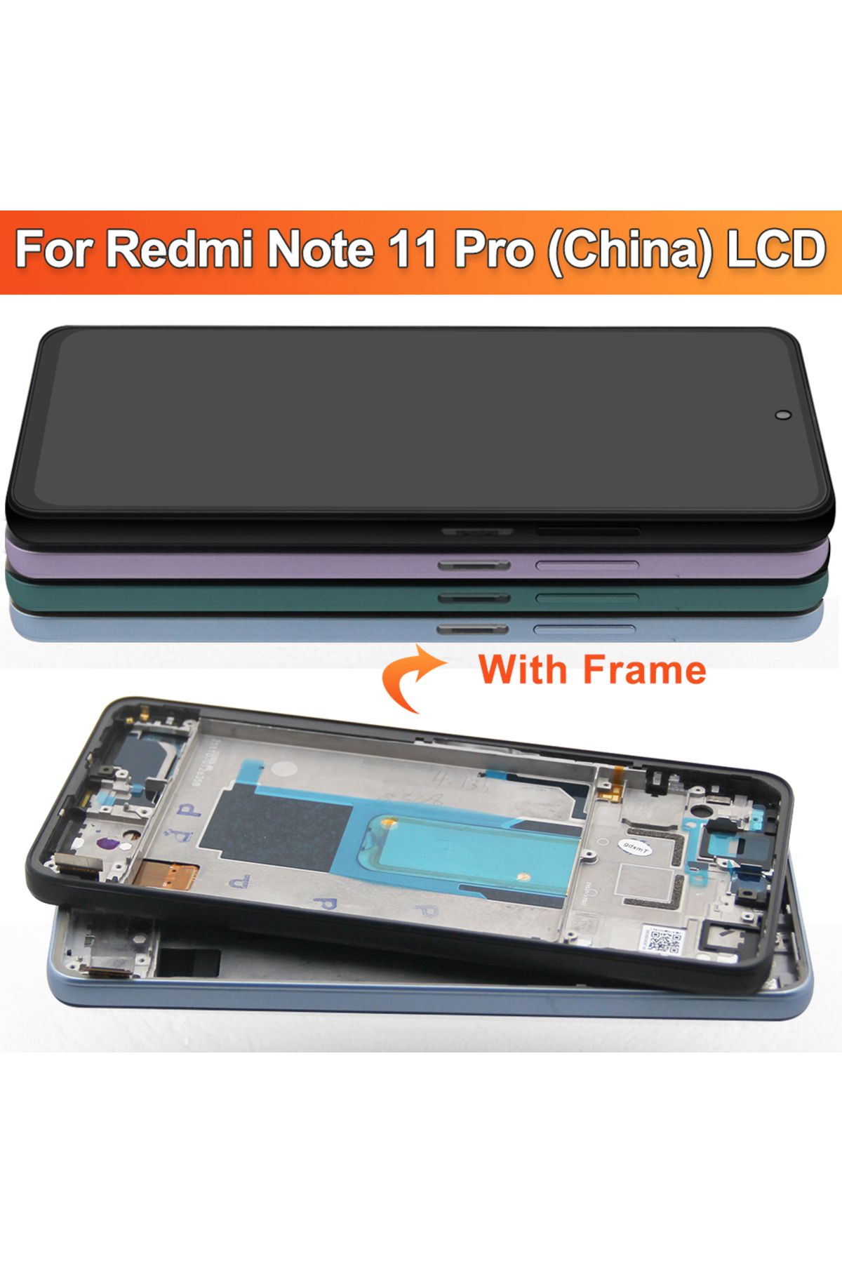 Choice-LCD Screen for Xiaomi Redmi Note 11 Pro+ 5G 21091116UG 21091116UC Lcd Display Digital Touch Scree... 6