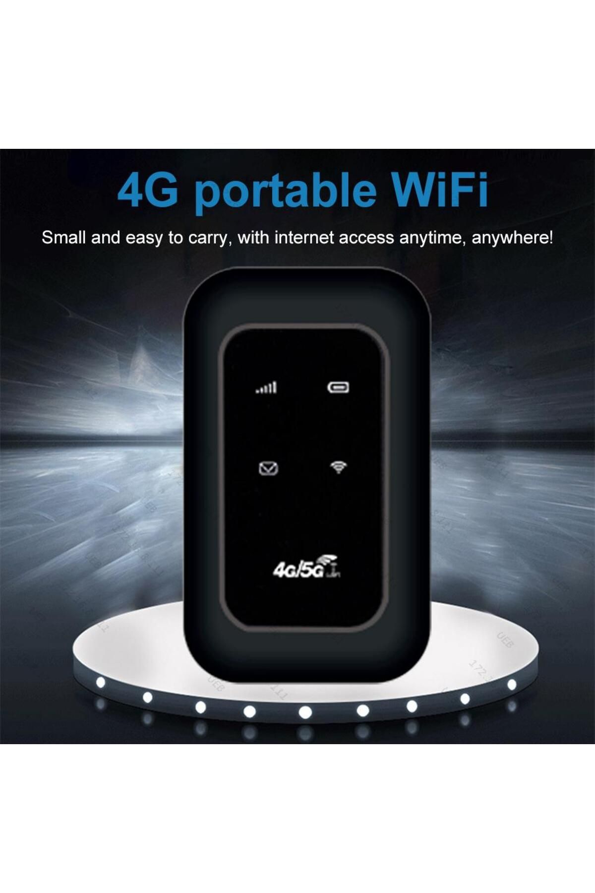APWIKOGER-Portable 4G LTE WiFi Modem with SIM Card Slot High Speed WiFi Mobile Hotspot Wireless Mini Router... 7