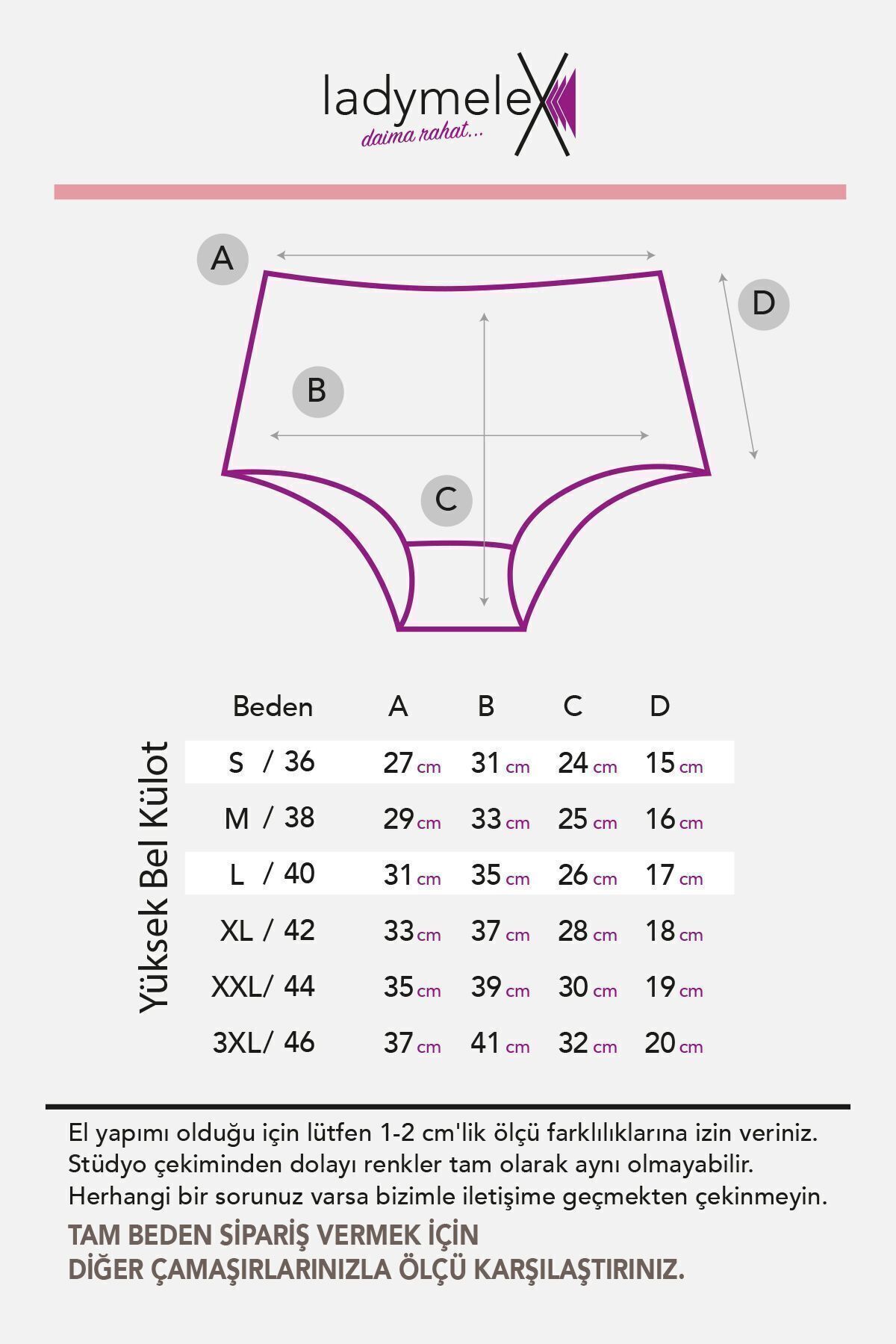 LadyMelex-Chiloți de damă cu talie înaltă - 7 bucăți de culoare gri/negru/alb, bumbac elastic moale 6