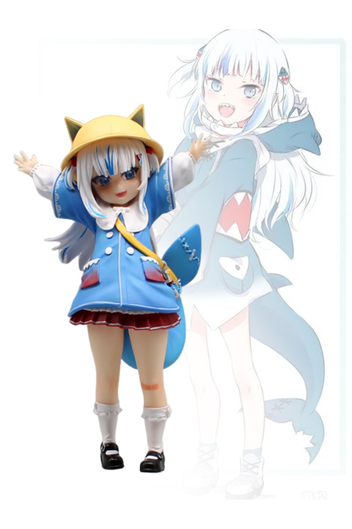 Choice-Hololive Gawr Gura Anime Figure Kindergarten Hololive Gawr Gura shark Figure Cute Figurine Collec... 8