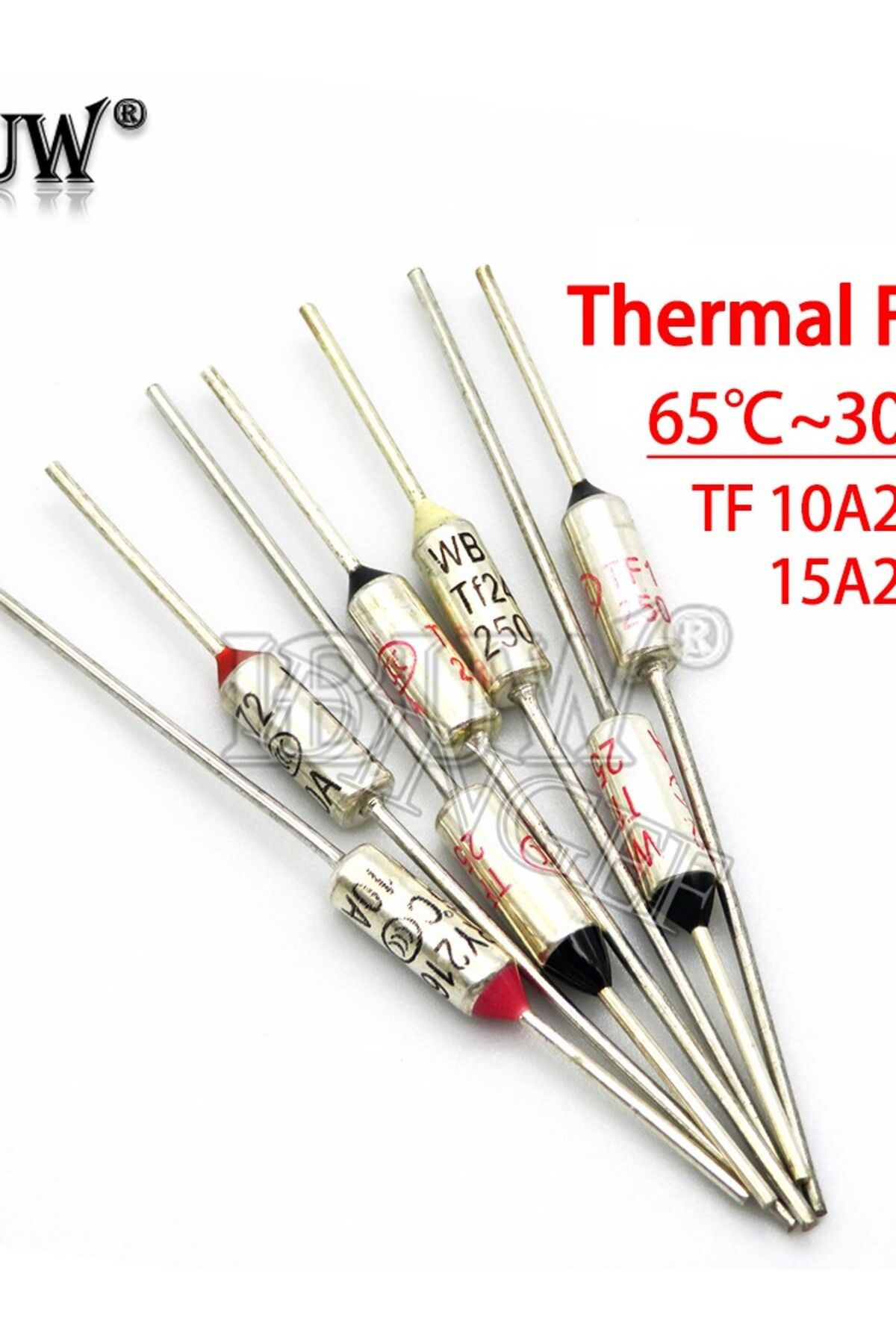 Choice-TF Thermal Fuse RY 10A 15A 250V Temperature dingef 65C 73C75C 85C 100C 120C 130C 152C 165C 172C 1... 5