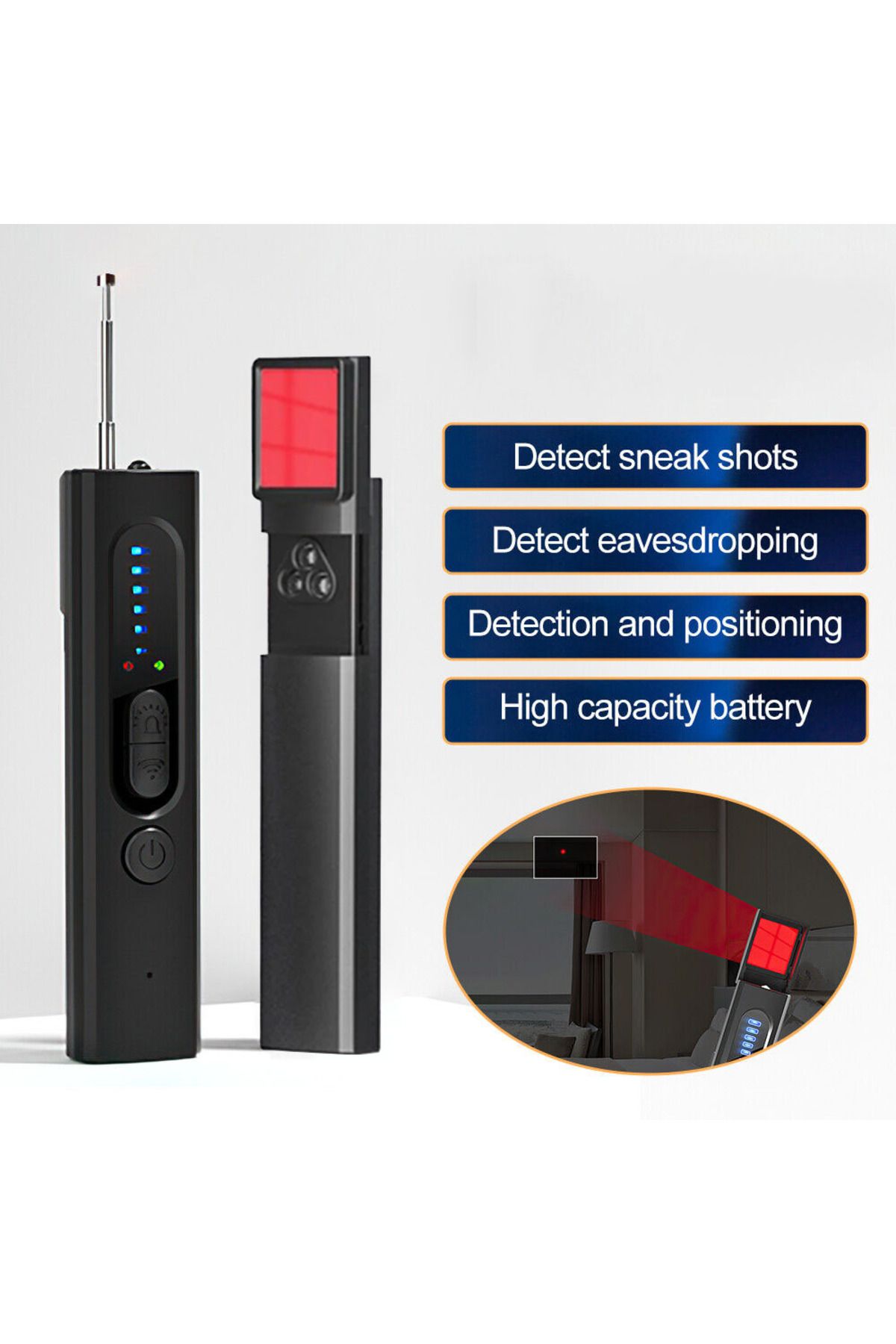 TAFN-MINI T15 Multifunction Camera Detector GSM Audio Error Finder Car GPS Signal RF Tracker Detect Wi... 2