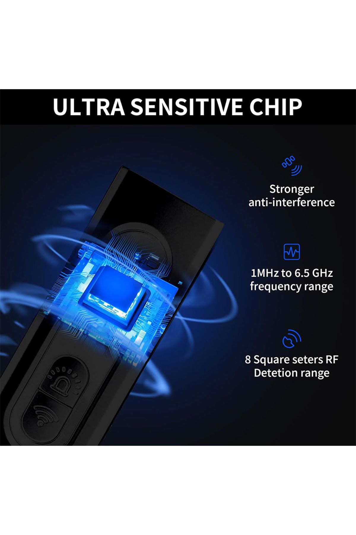 TAFN-MINI T15 Multifunction Camera Detector GSM Audio Error Finder Car GPS Signal RF Tracker Detect Wi... 7