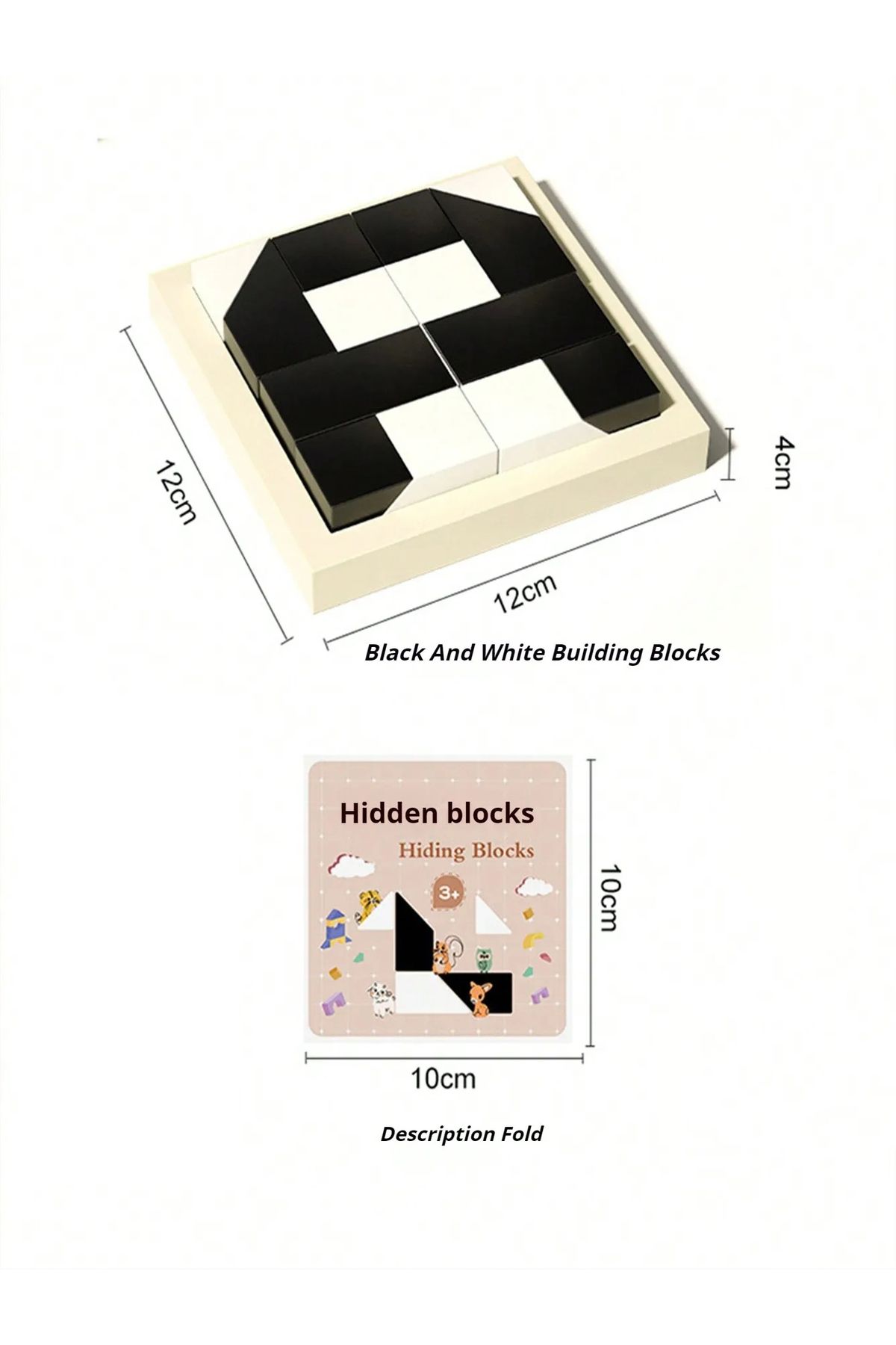 Choice-Montessori Puzzle Hidden Building Blocks Puzzle Toys Parent-Child Interactive Board Game Board Ga... 1